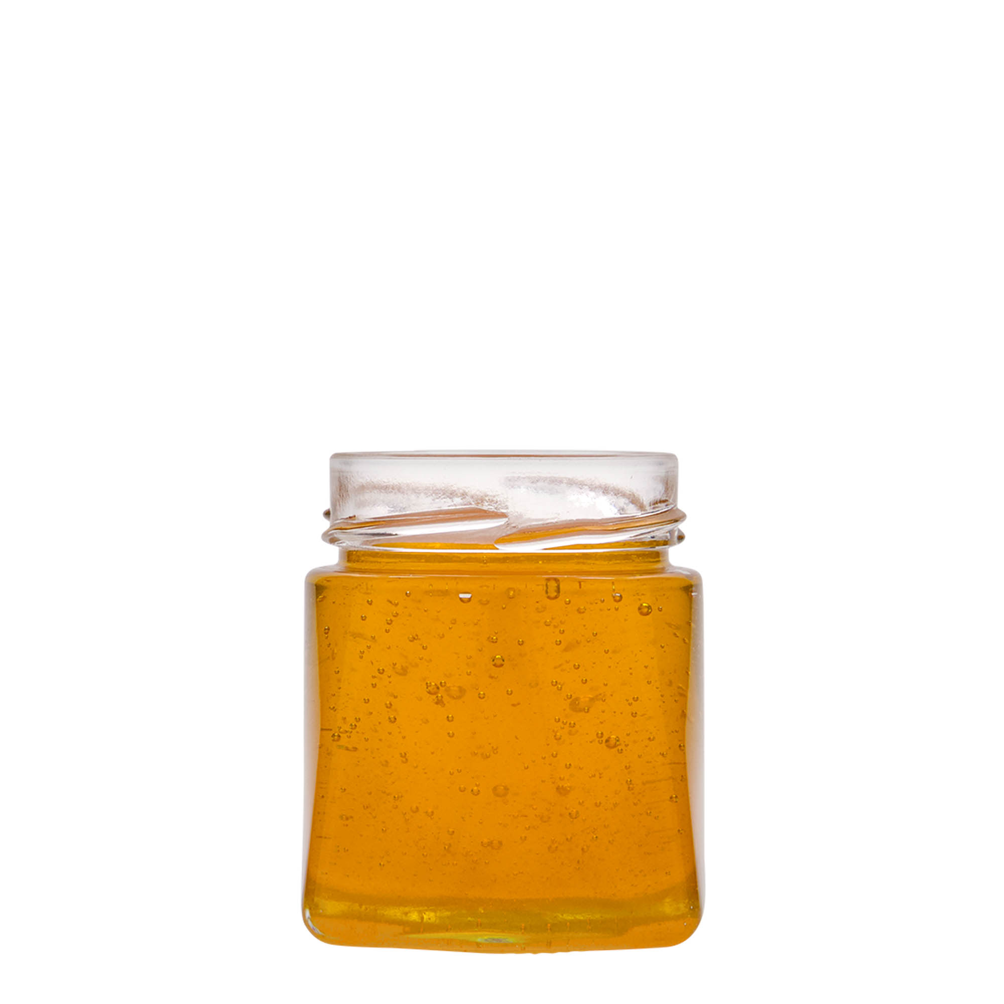 Vierkante pot 'Luxor', 212 ml, monding: deep-twist-off (DTO 63) Vierkante pot 'Luxor', 212 ml, monding: deep-twist-off (DTO 63)