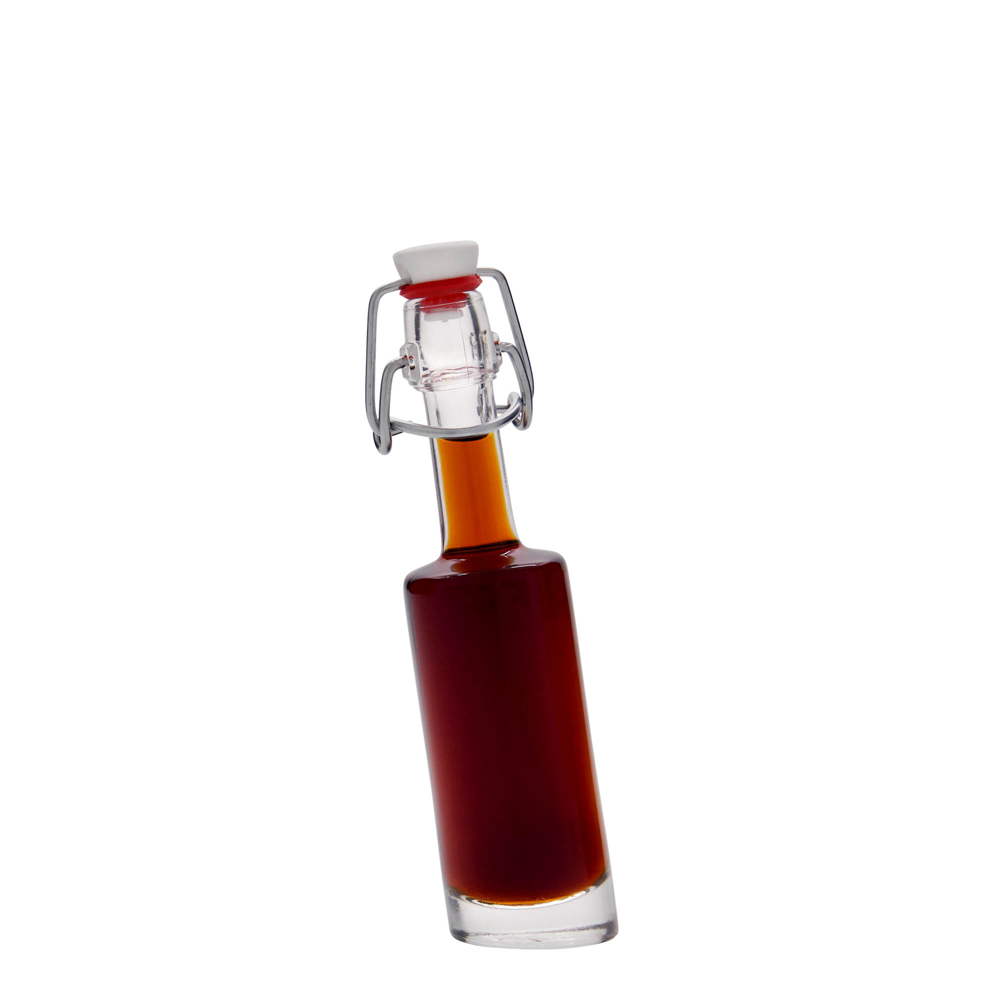 Glazen fles 'Bounty', 40 ml, monding: beugelsluiting Glazen fles 'Bounty', 40 ml, monding: beugelsluiting