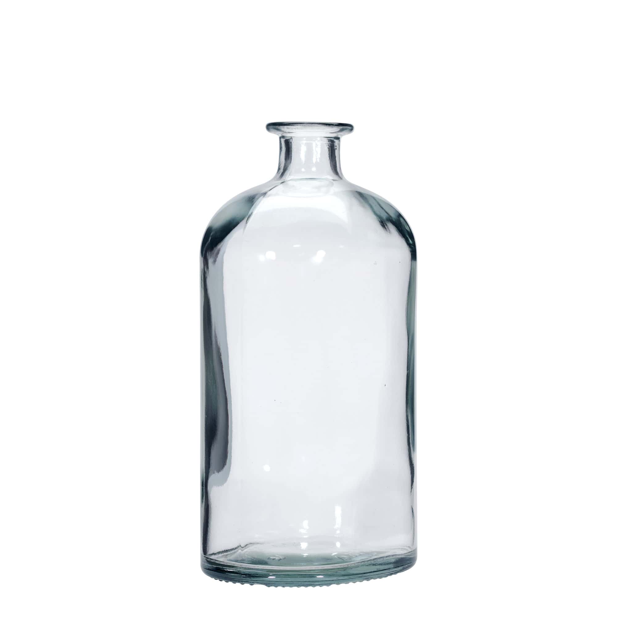 Bouteille en verre 1 000 ml « Dundee », ovale, bouchage: bouchon