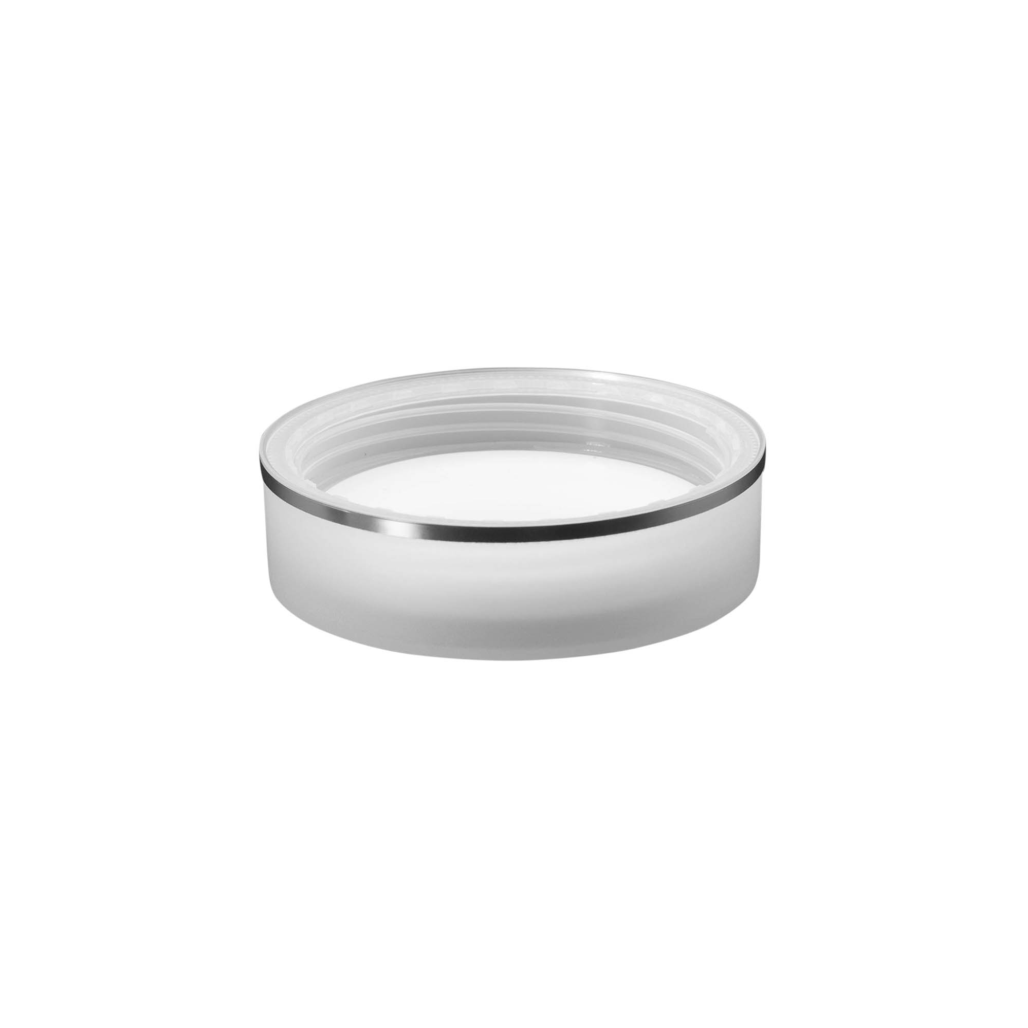 Bougage à vis « Clear/Platin Edition », plastique PP, blanc, pour bouchage: 70/2P