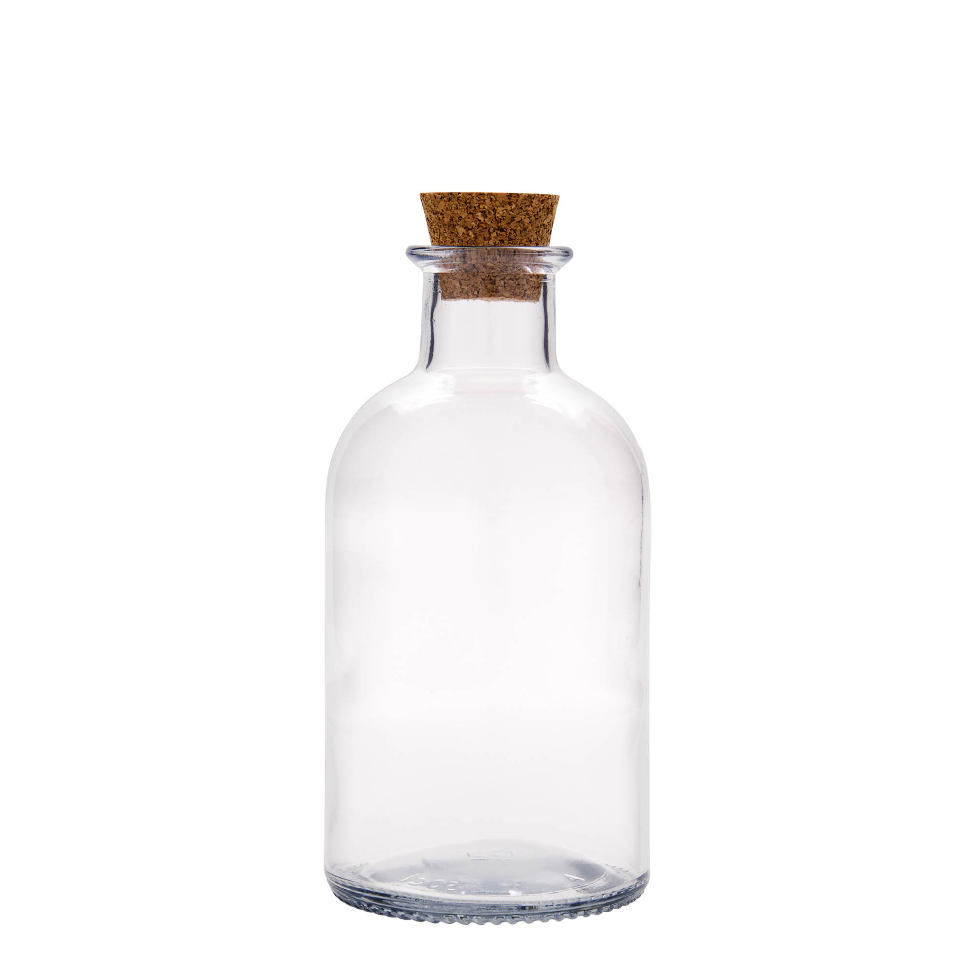 Bouteille en verre apothicaire 500 ml 'Italia', bouchage: bouchon Bouteille en verre apothicaire 500 ml 'Italia', bouchage: bouchon