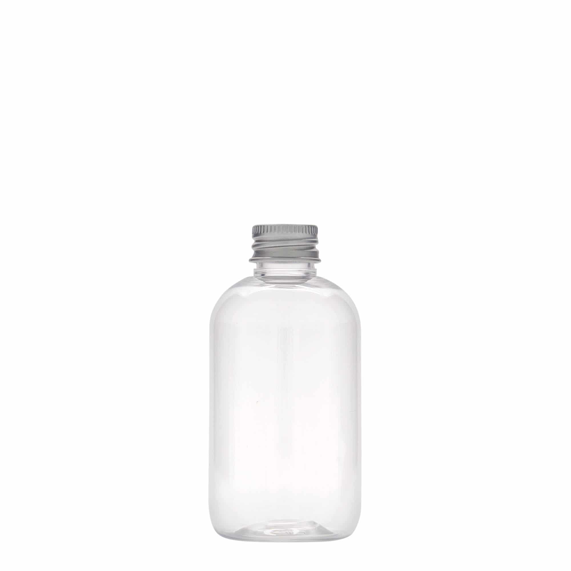 Bouteille en PET 100 ml 'Boston', plastique, bouchage: GPI 20/410