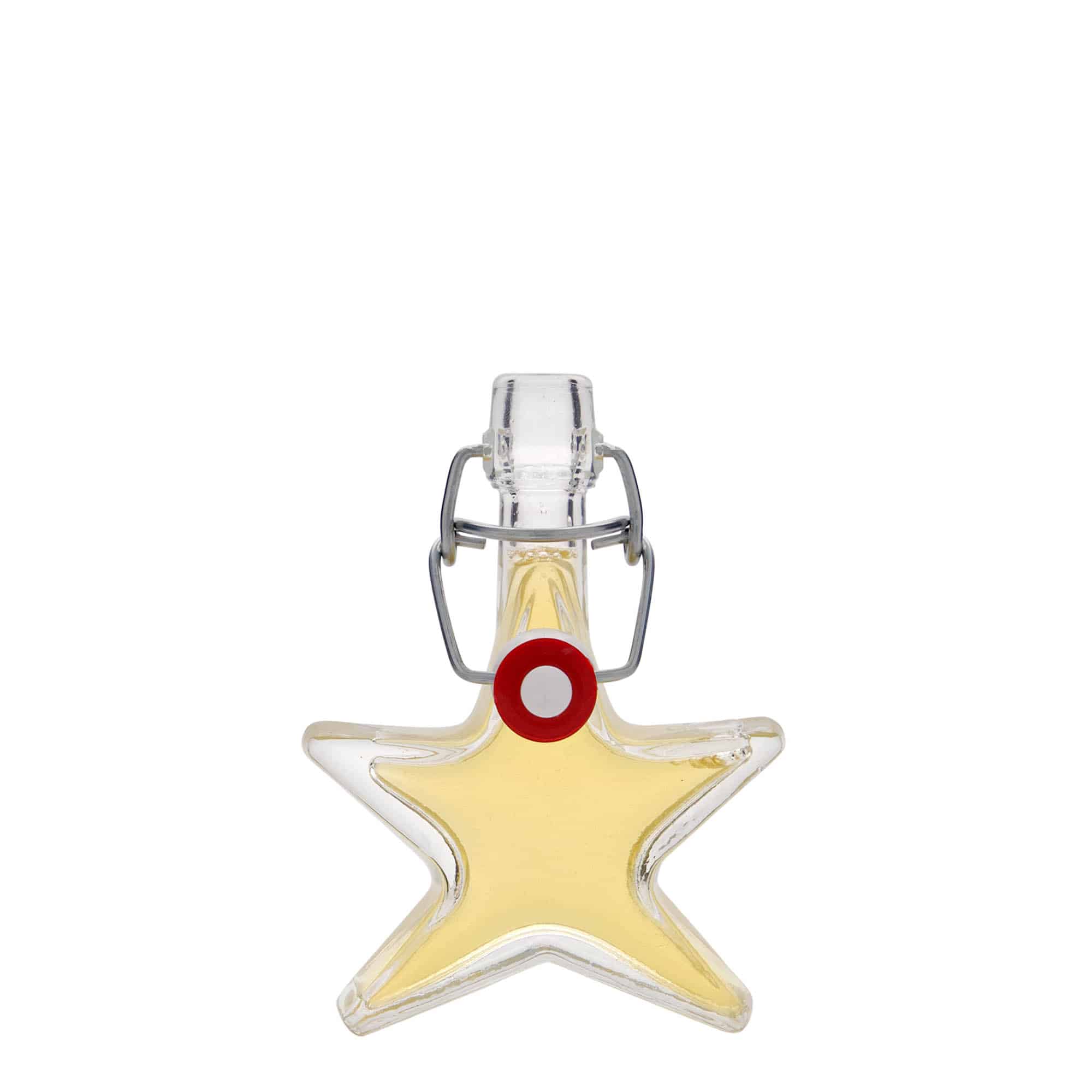 Bouteille en verre 40 ml 'Étoile', bouchage: bouchon mécanique Bouteille en verre 40 ml 'Étoile', bouchage: bouchon mécanique