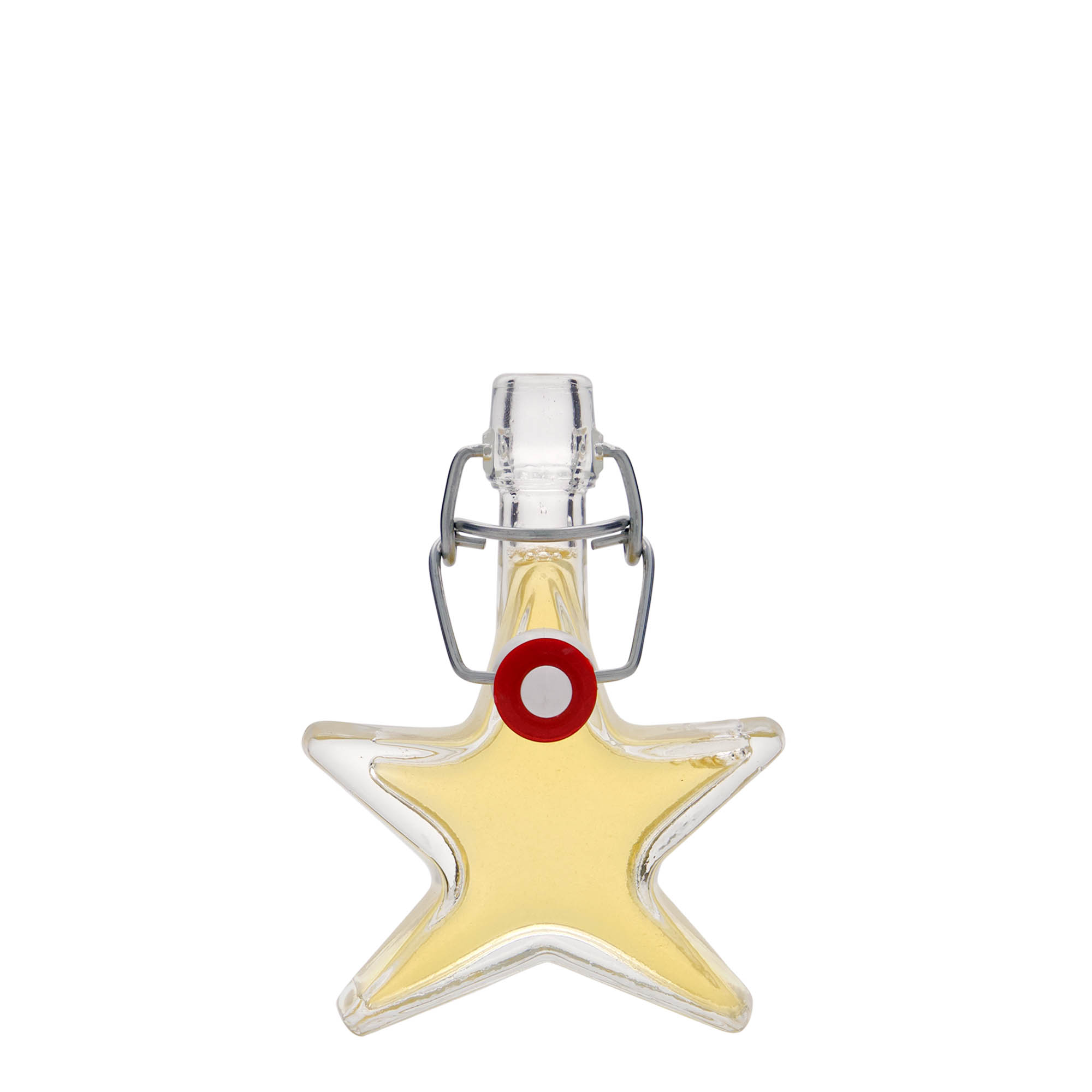 Glazen fles 'Stern', 40 ml, monding: beugelsluiting Glazen fles 'Stern', 40 ml, monding: beugelsluiting