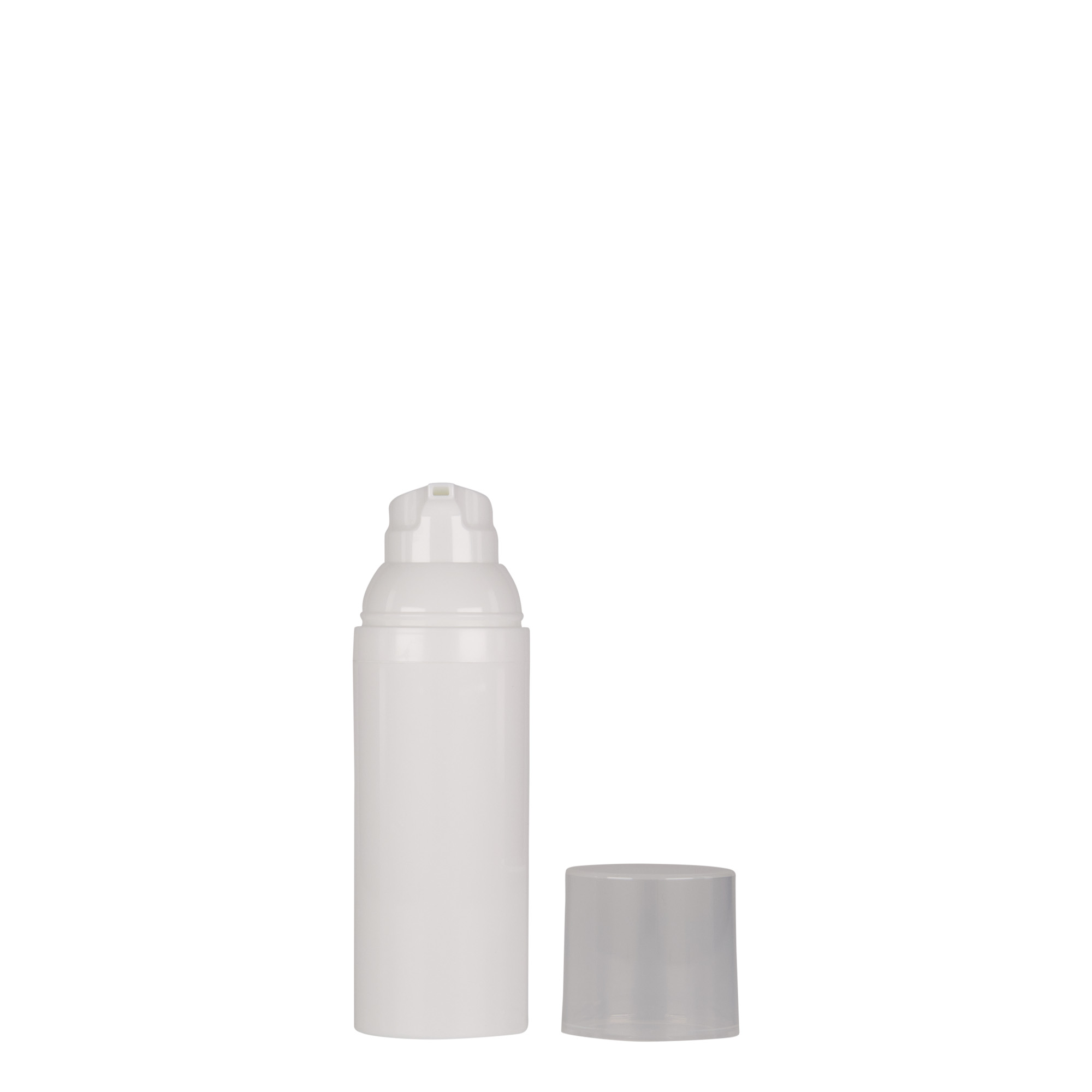 Airless Dispenser 'Mezzo', 50 ml, PP-kunststof, wit Airless Dispenser 'Mezzo', 50 ml, PP-kunststof, wit