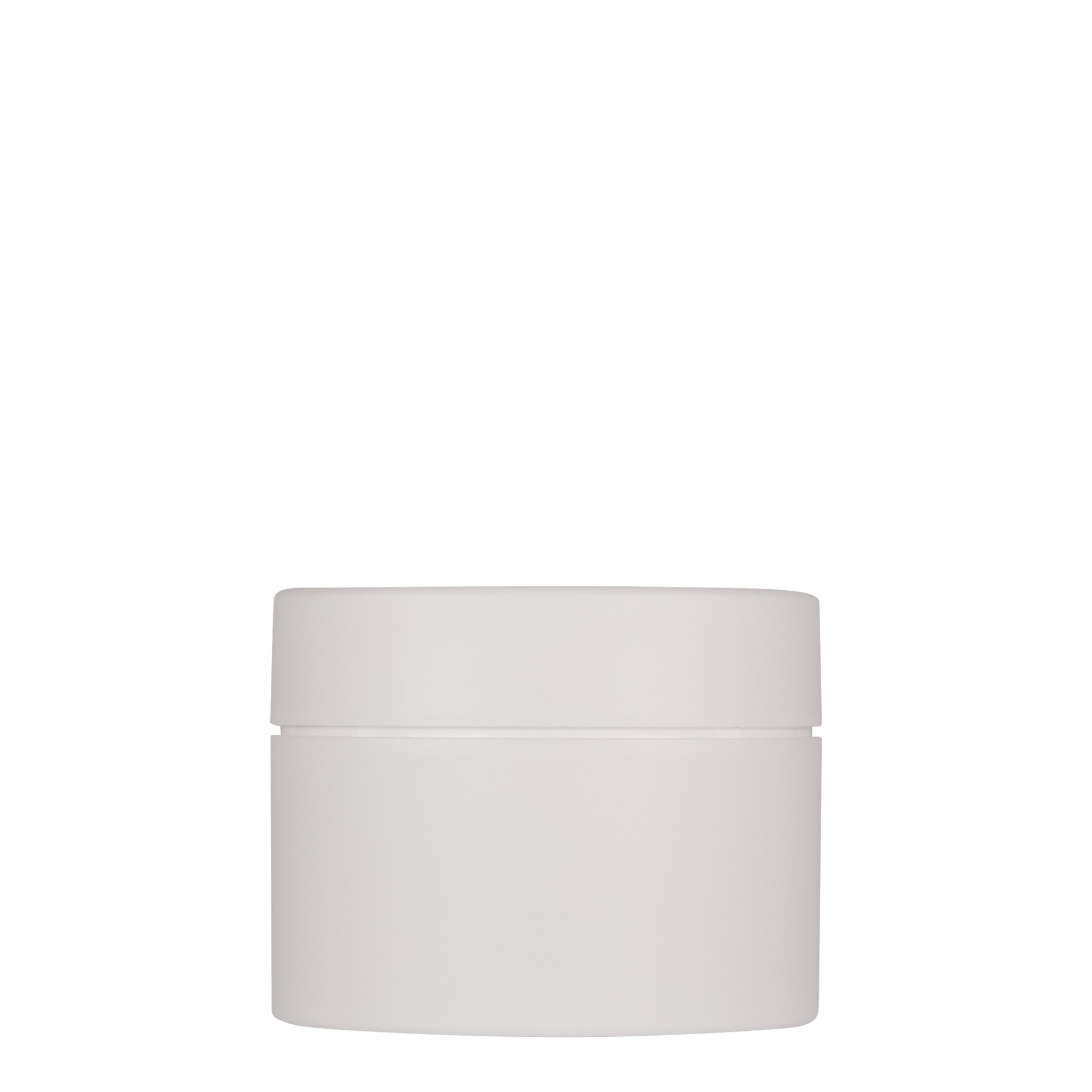 Plastic pot 'Antonella', 150 ml, PP, wit, monding: schroefsluiting Plastic pot 'Antonella', 150 ml, PP, wit, monding: schroefsluiting