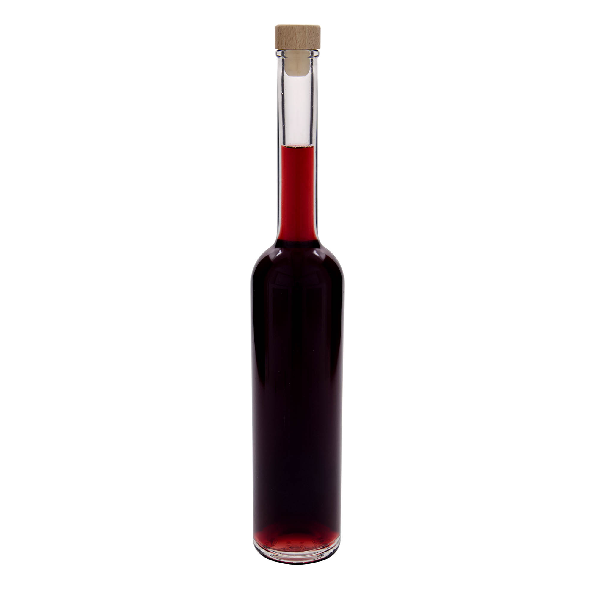 Glazen fles 'Platina', 500 ml, monding: kurk