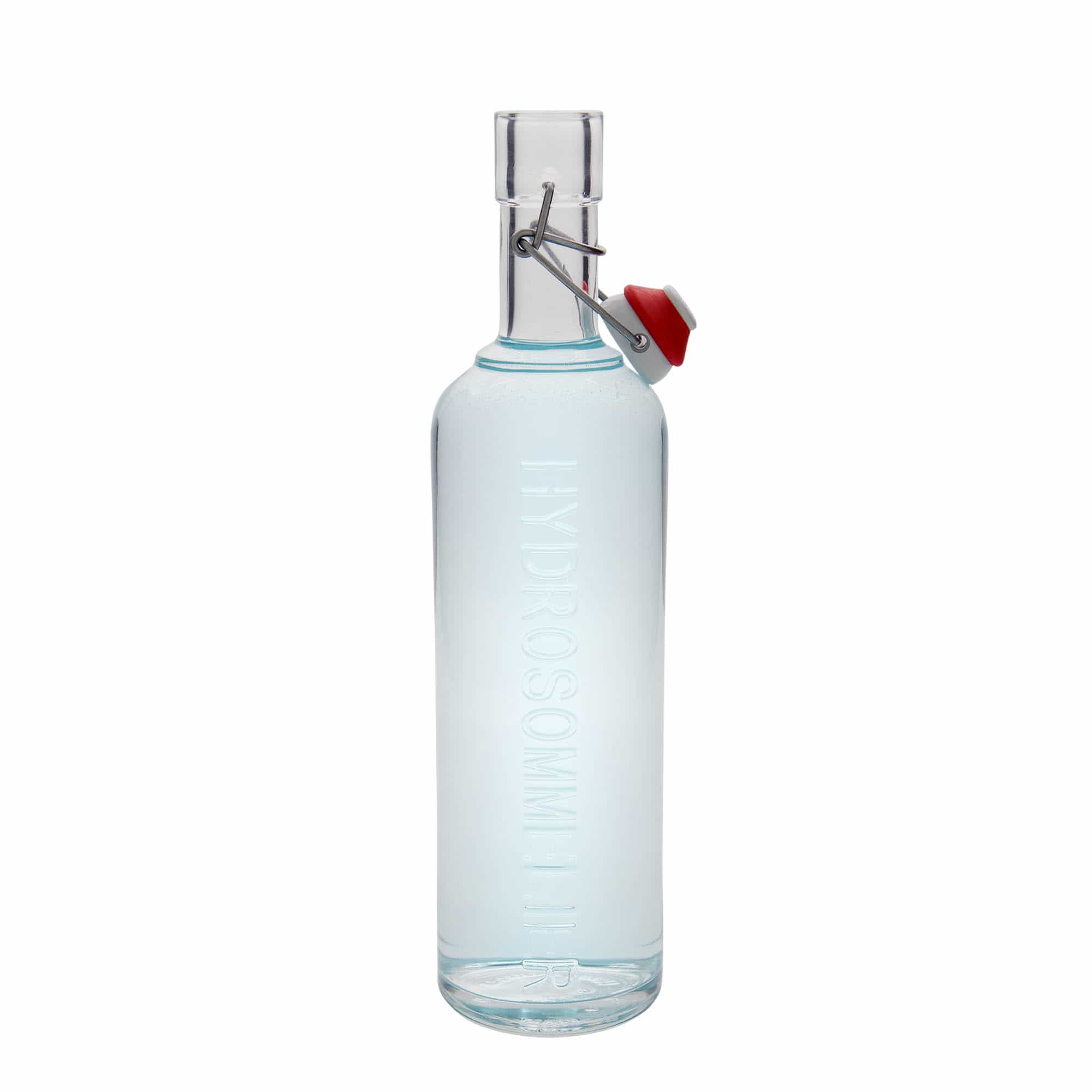 Bouteille en verre 1 000 ml 'Optima Hydrosommelier', bouchage: bouchon mécanique Bouteille en verre 1 000 ml 'Optima Hydrosommelier', bouchage: bouchon mécanique