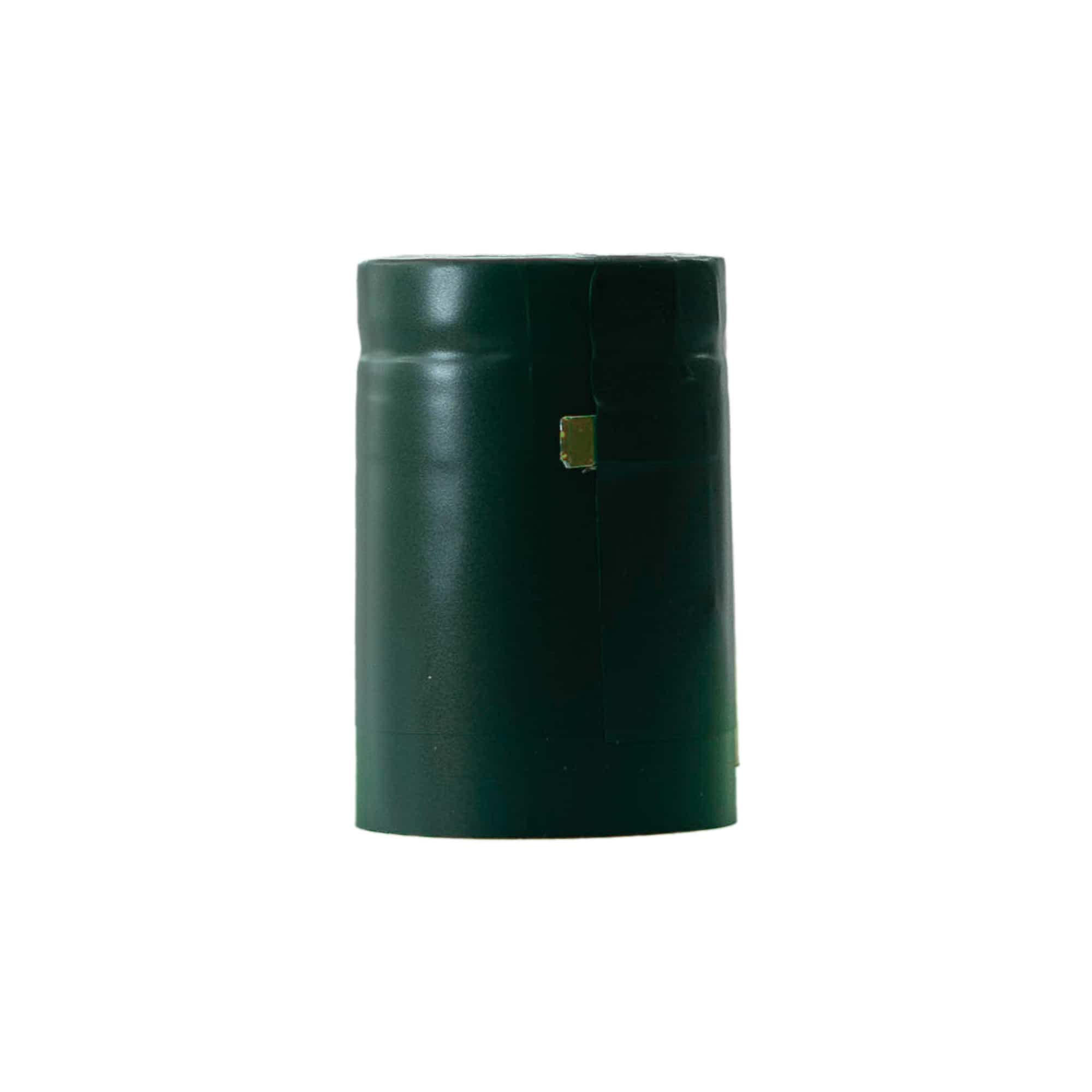 Krimpcapsule 32x41, pvc-kunststof, smaragdgroen Krimpcapsule 32x41, pvc-kunststof, smaragdgroen