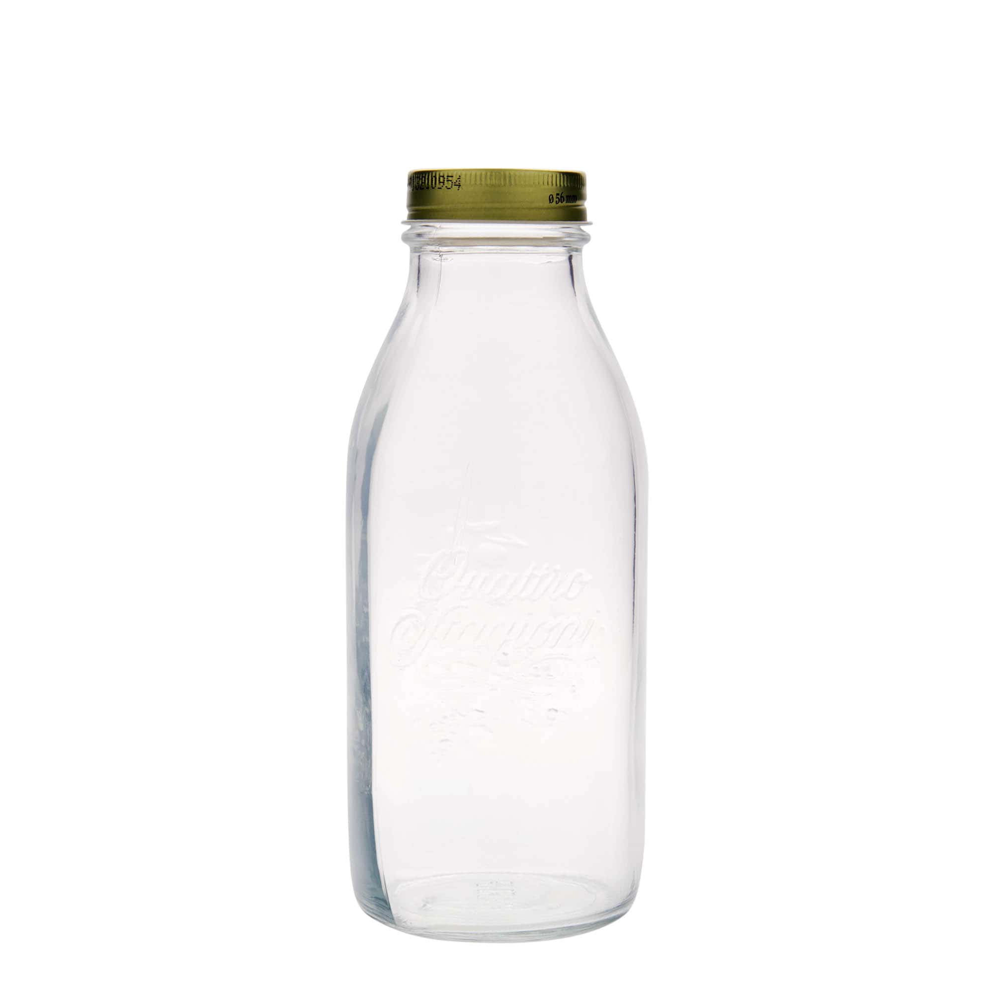 Bouteille en verre 1 000 ml 'Quattro Stagioni', bouchage: Bougage à vis