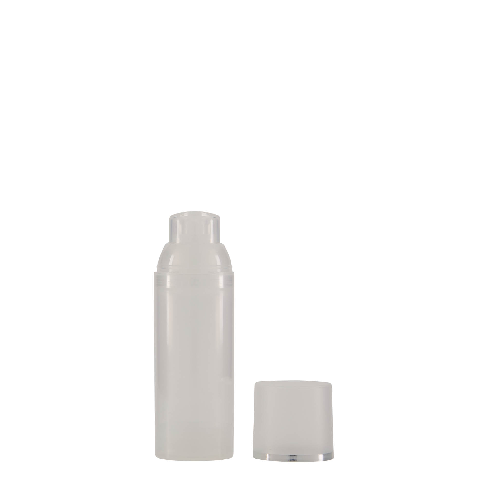 Flacon airless 50 ml 'Mezzo', plastique PP, nature Flacon airless 50 ml 'Mezzo', plastique PP, nature