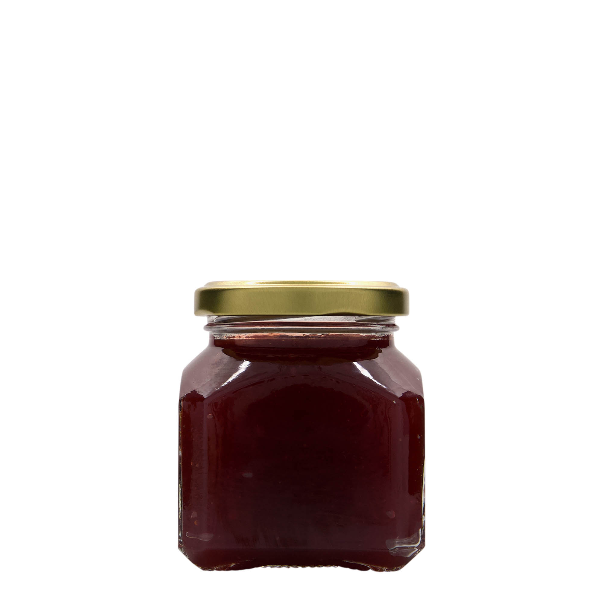 Vierkante pot 'Milaan', 212 ml, monding: twist-off (TO 58) Vierkante pot 'Milaan', 212 ml, monding: twist-off (TO 58)
