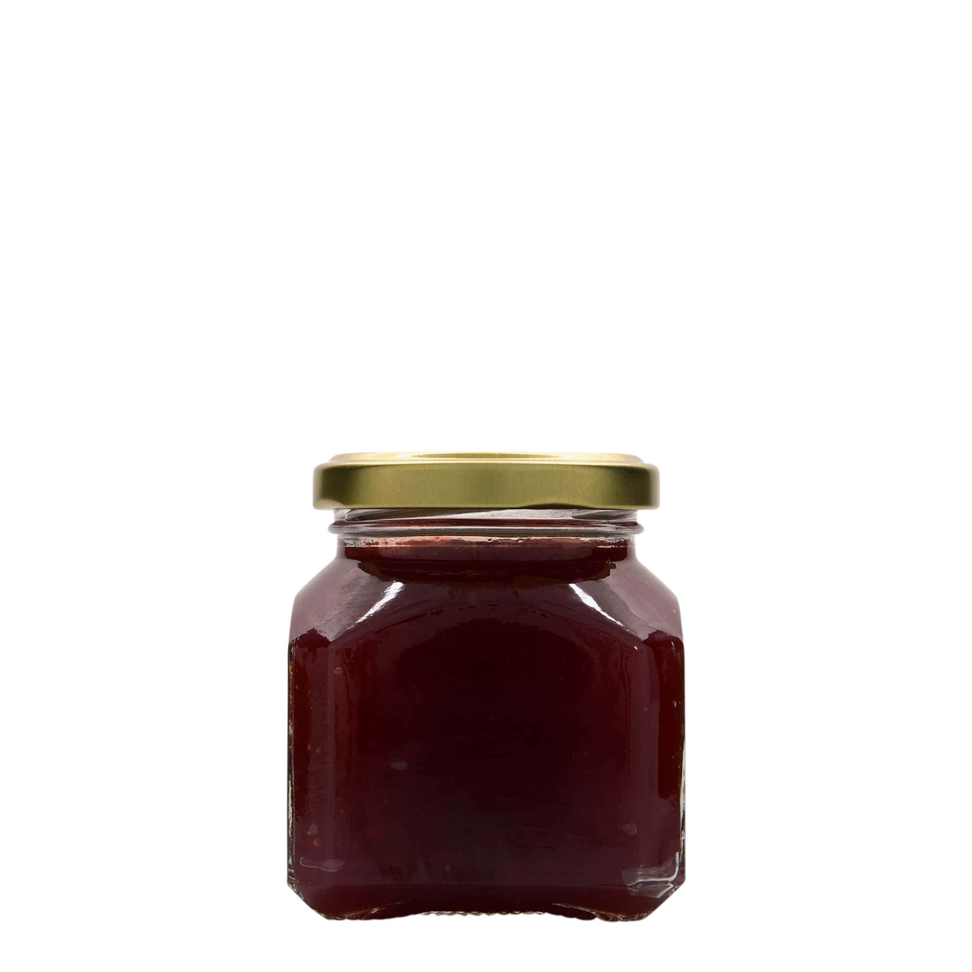 Bocal carré 212 ml « Milan », bouchage: Twist-Off (TO 58)