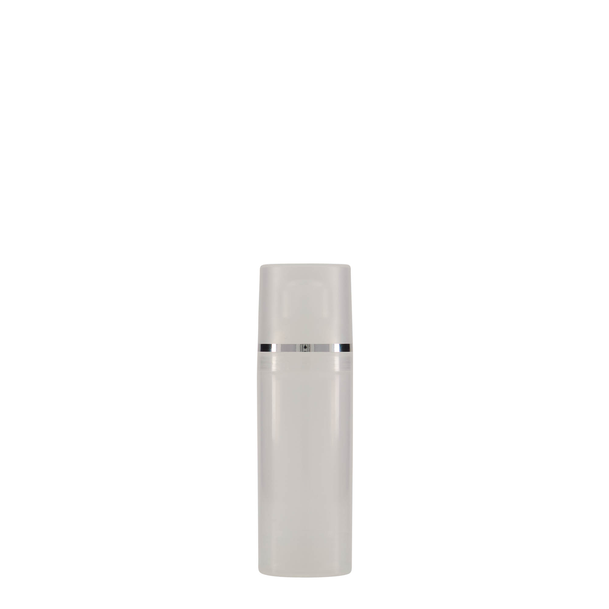 Flacon airless 50 ml 'Mezzo', plastique PP, nature Flacon airless 50 ml 'Mezzo', plastique PP, nature
