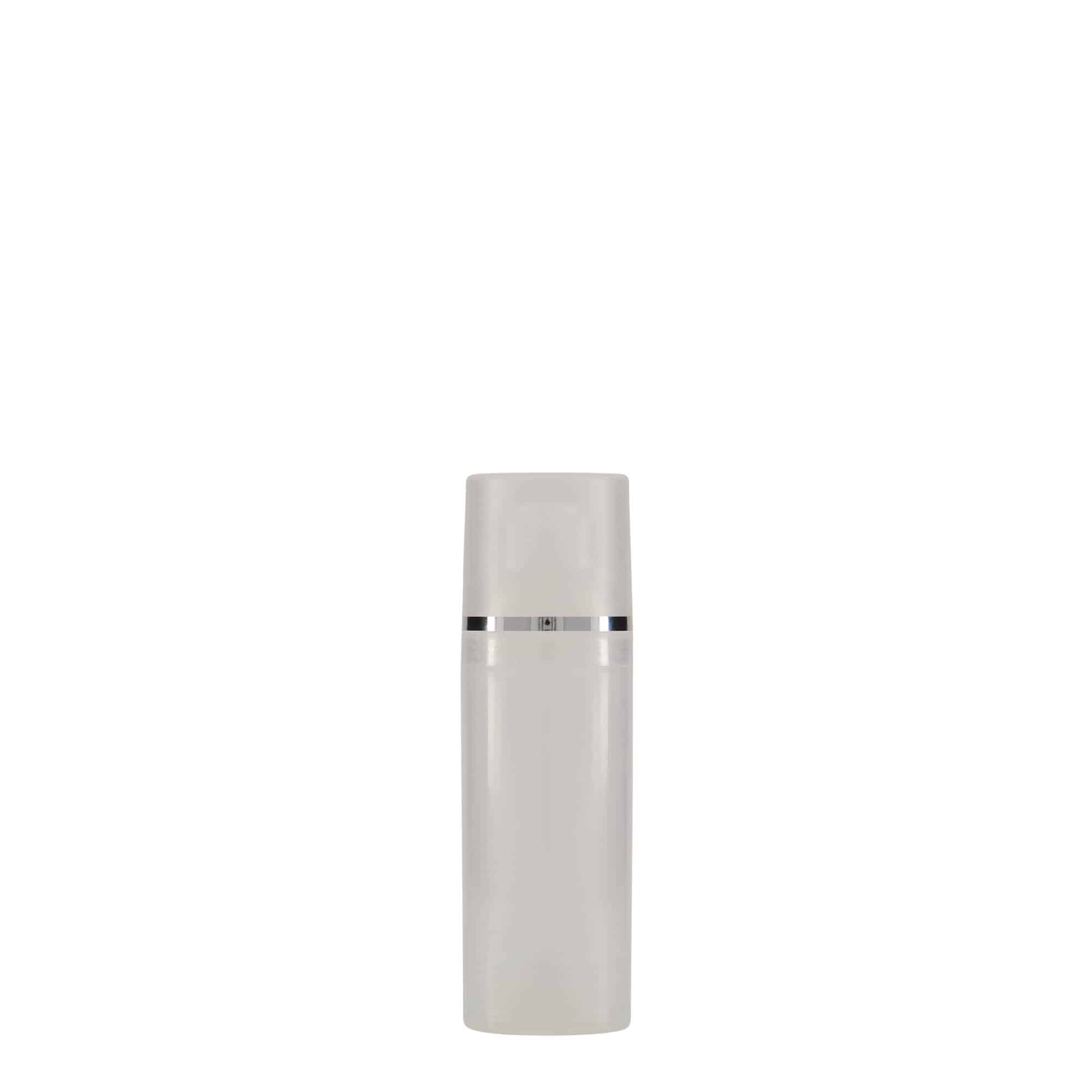 Flacon airless 50 ml 'Mezzo', plastique PP, nature