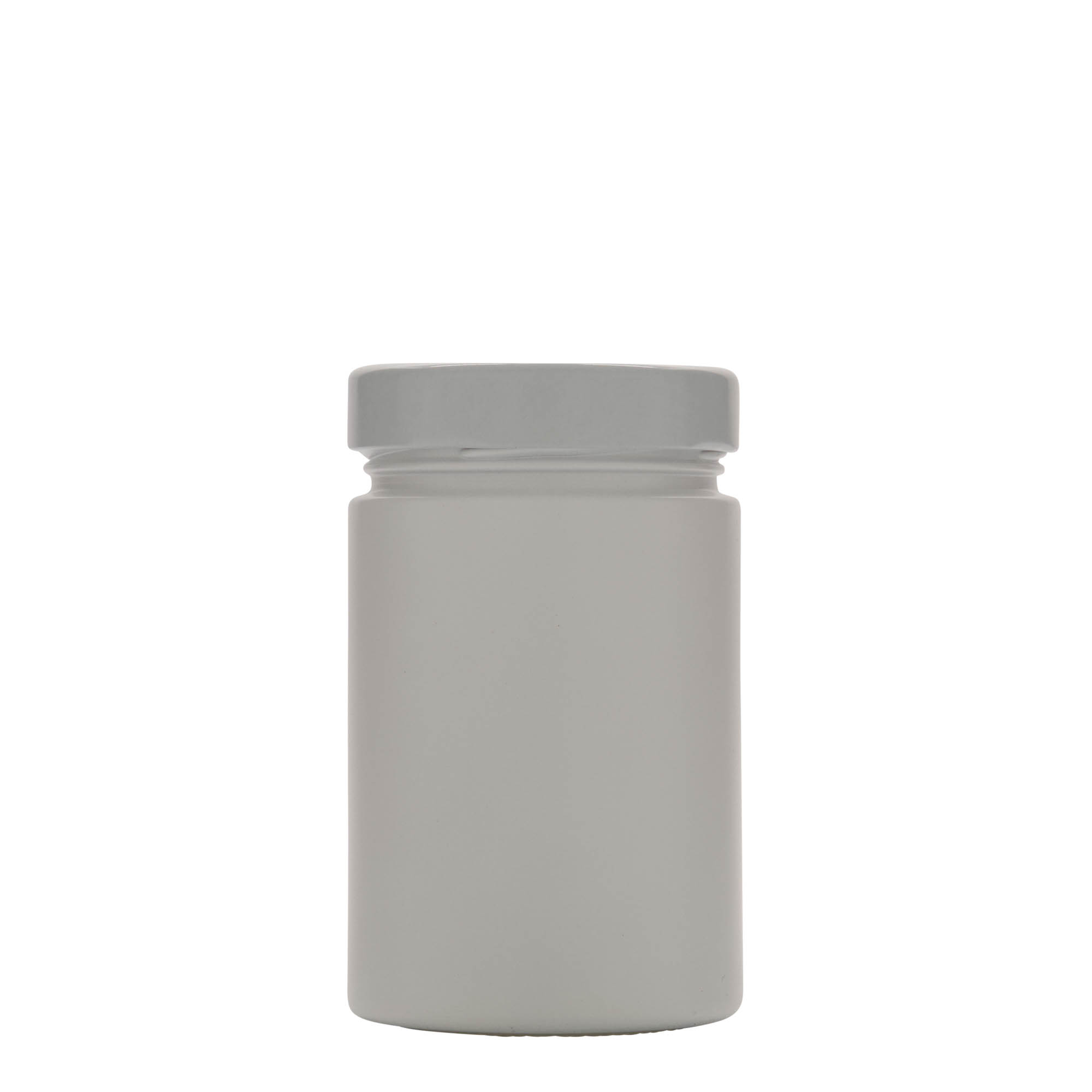 Ronde pot 'Aurora', 327 ml, wit, monding: deep-twist-off (DTO 66) Ronde pot 'Aurora', 327 ml, wit, monding: deep-twist-off (DTO 66)