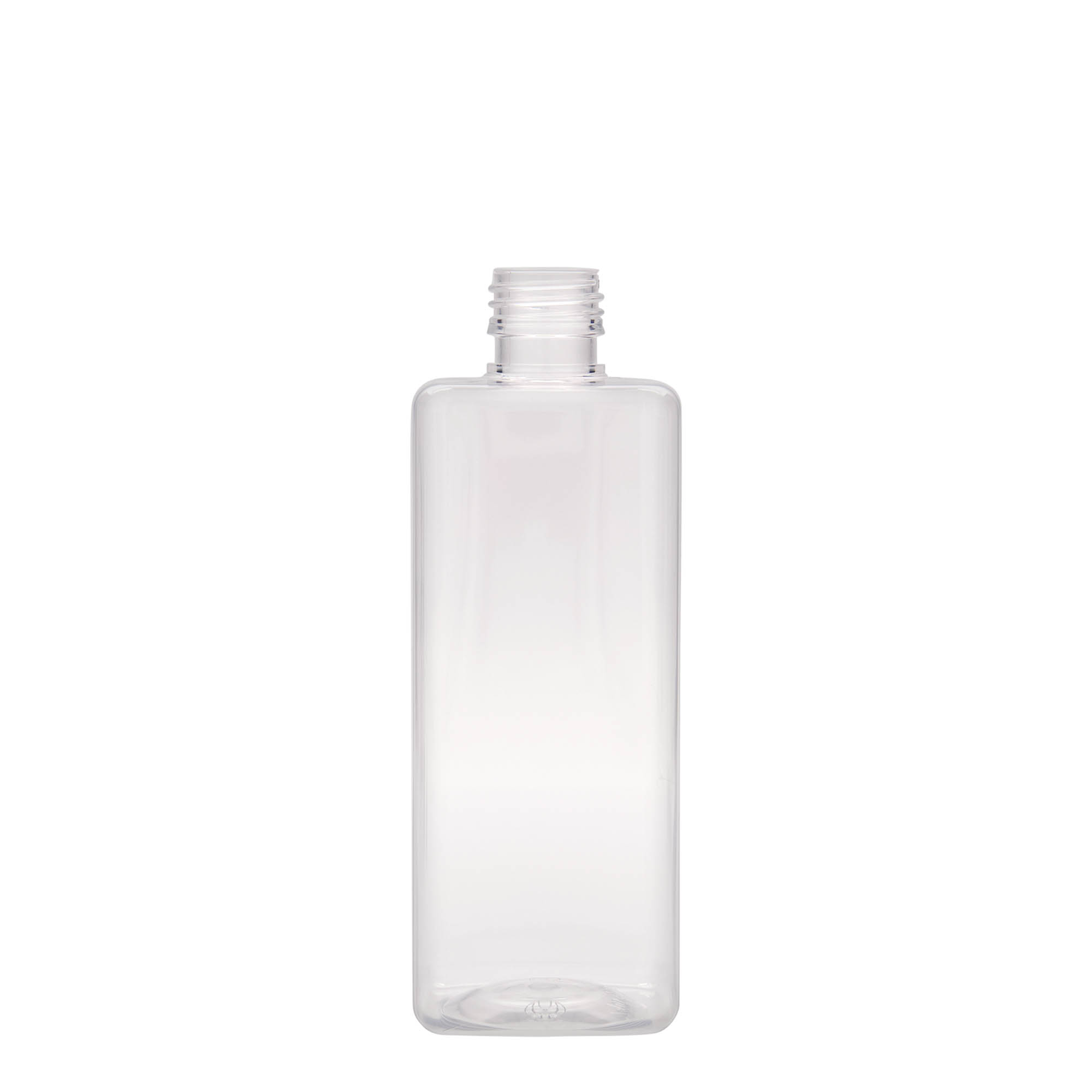 Petfles 'Karl', 500 ml, vierkant, kunststof, monding: PP 28
