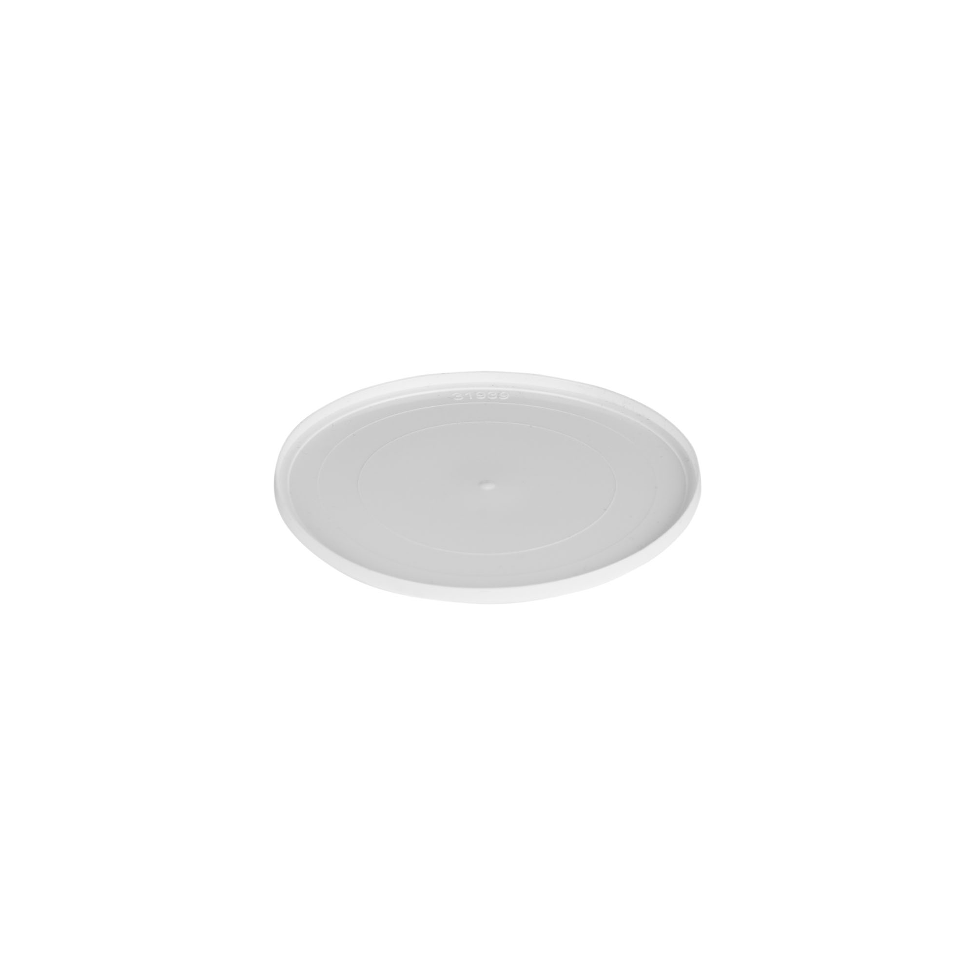 Couvertures pour 150 ml 'Bianca', plastique PP, blanc
