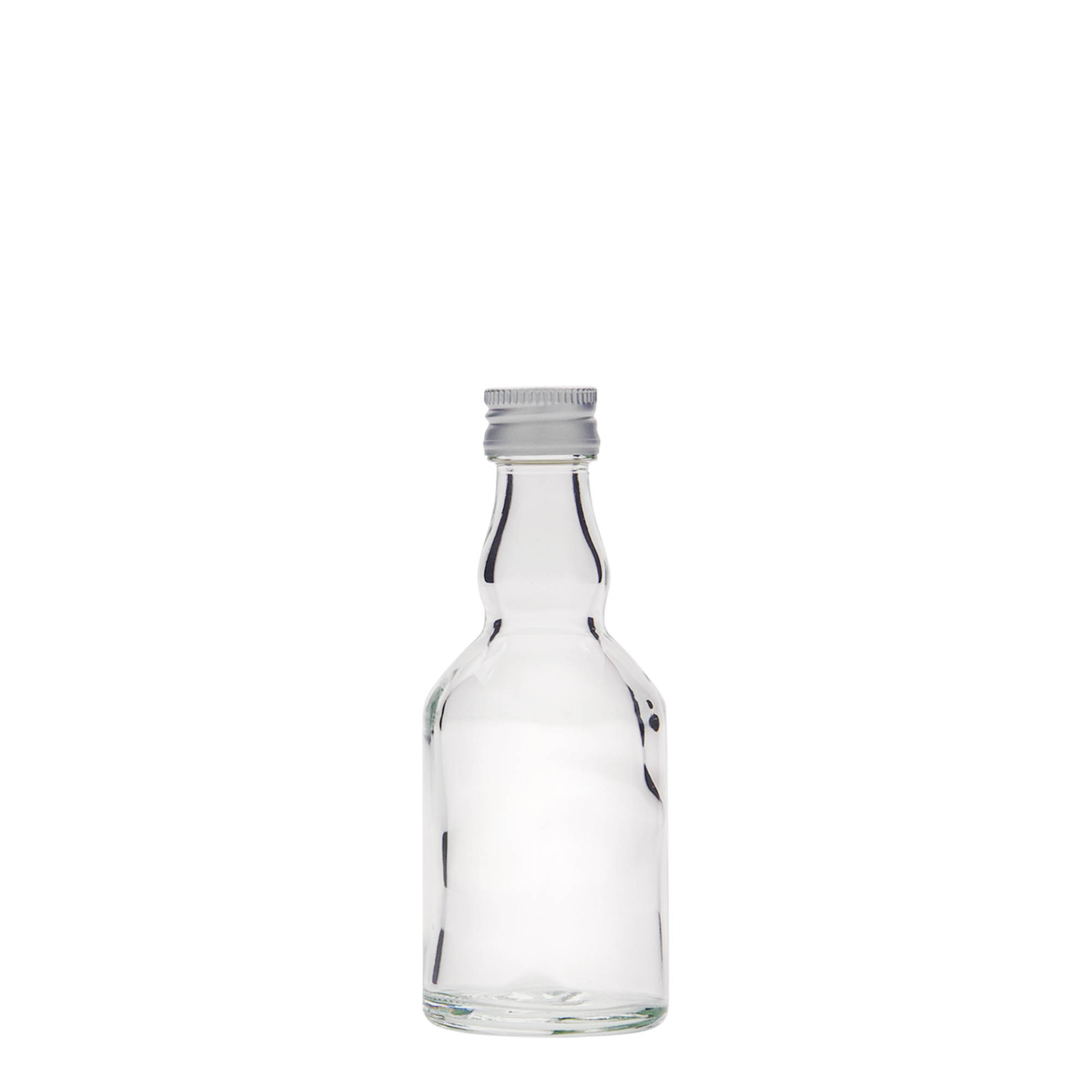 Glazen fles 'Georgio', 50 ml, monding: PP 18 Glazen fles 'Georgio', 50 ml, monding: PP 18