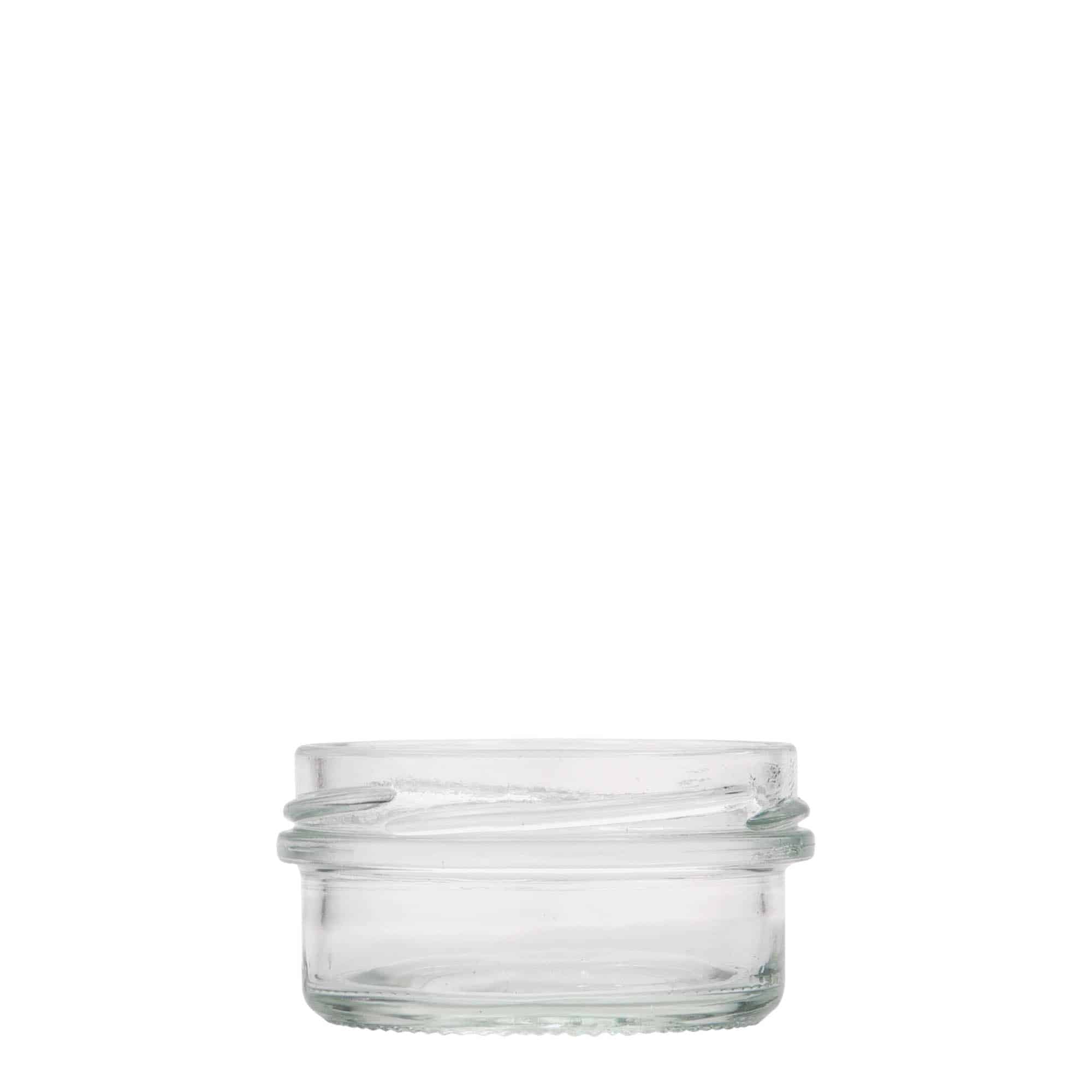 Plat stortglas, 65 ml, monding: twist-off (TO 66) Plat stortglas, 65 ml, monding: twist-off (TO 66)
