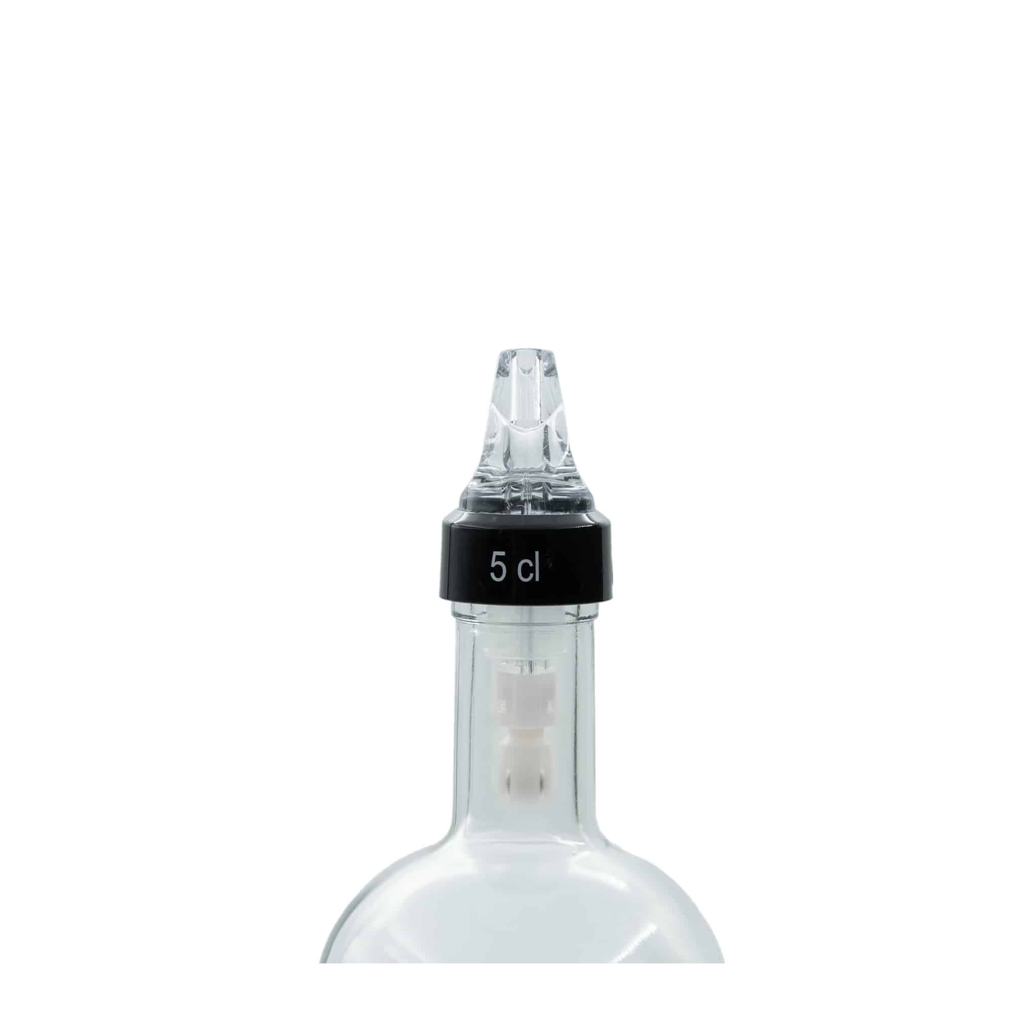 Bec-verseur doseur « Auto Pour » 5 cl, plastique PE, transparent