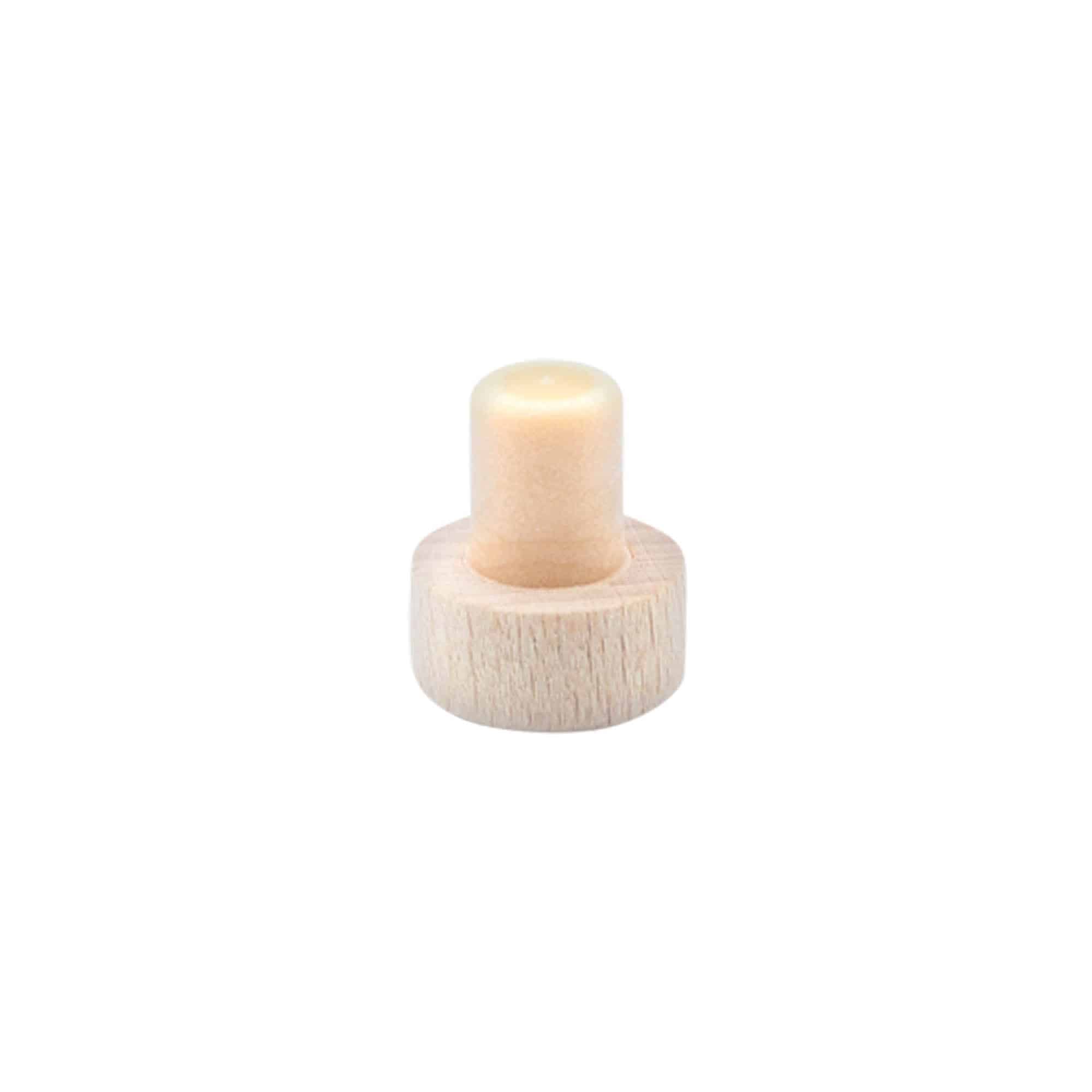 Bouchon à poignée 11 mm, bois/plastique, pour bouchage: bouchon