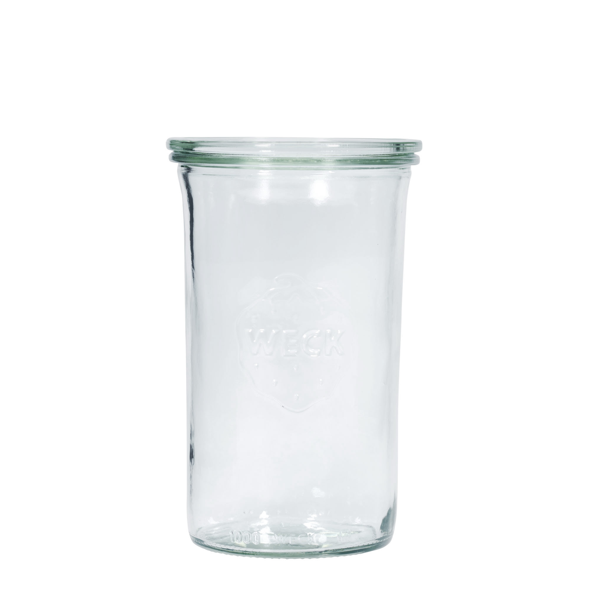 WECK-stortglas, 1000 ml, monding: ronde rand
