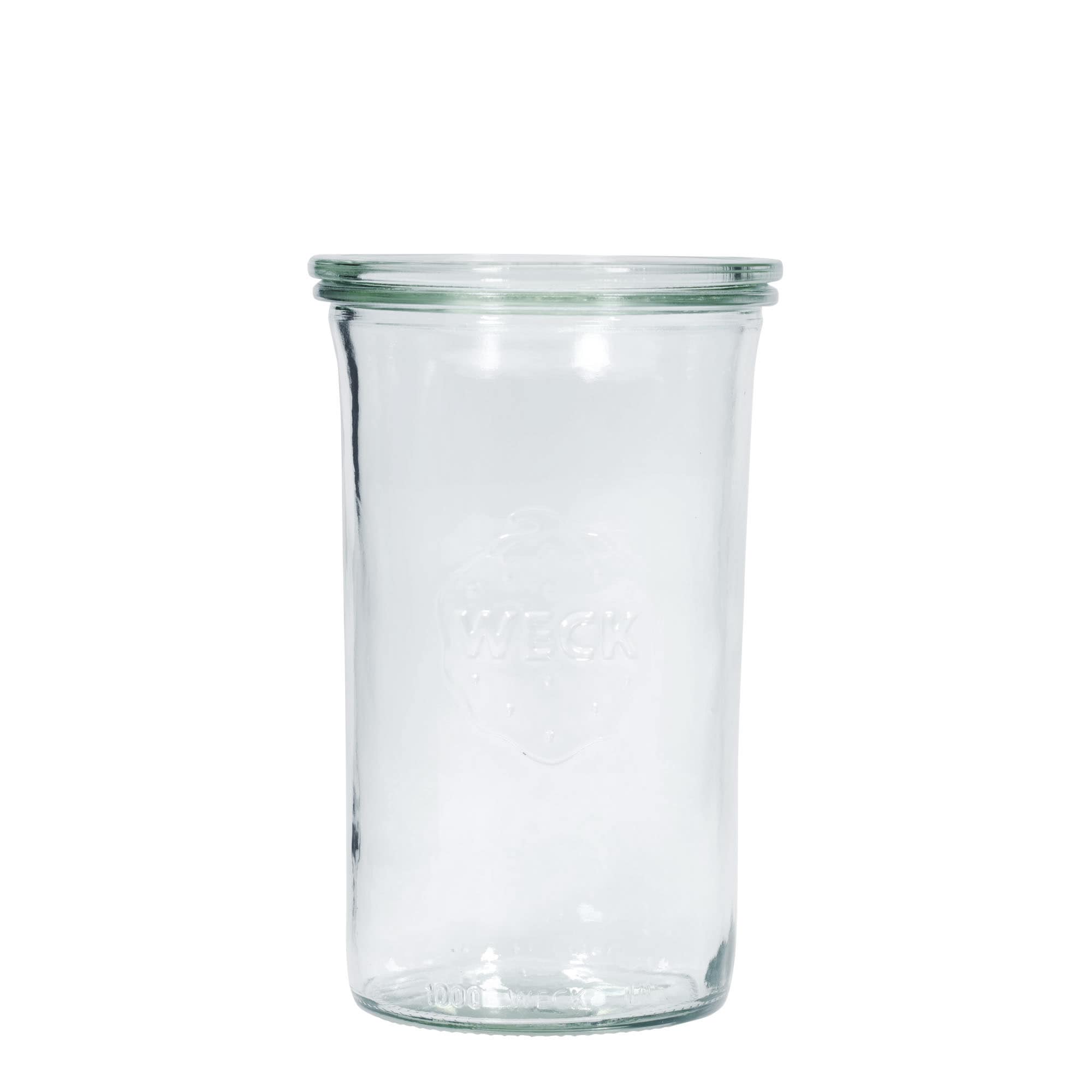 WECK-stortglas, 1000 ml, monding: ronde rand