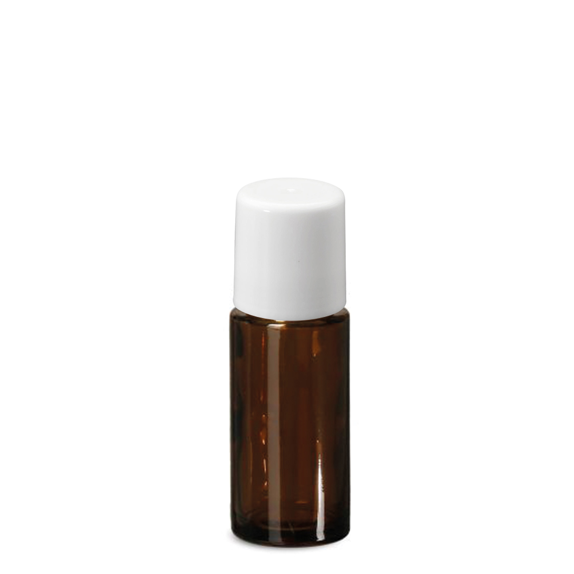 50 ml roll-on fles, glas, bruin, opening: schroefdop 50 ml roll-on fles, glas, bruin, opening: schroefdop