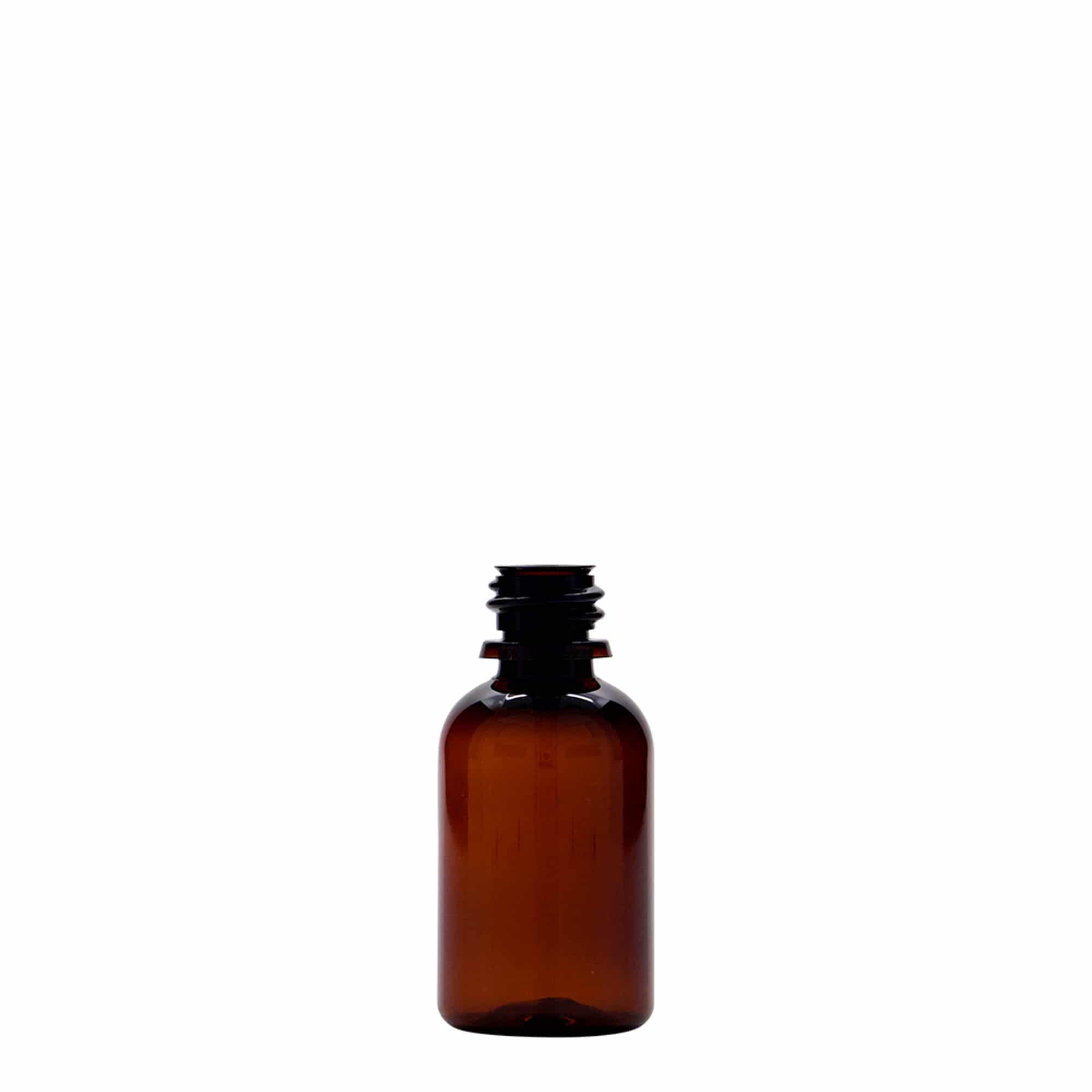 Pet-medicijnfles 'Easy Living', 30 ml, bruin, kunststof, monding: DIN 18 Pet-medicijnfles 'Easy Living', 30 ml, bruin, kunststof, monding: DIN 18