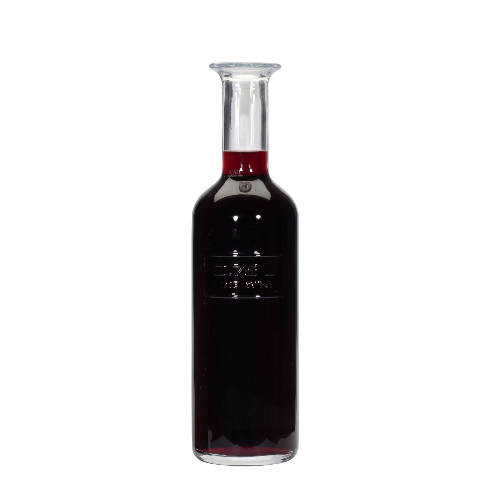 Glazen fles 'Optima Fine Wine', 750 ml, monding: kurk