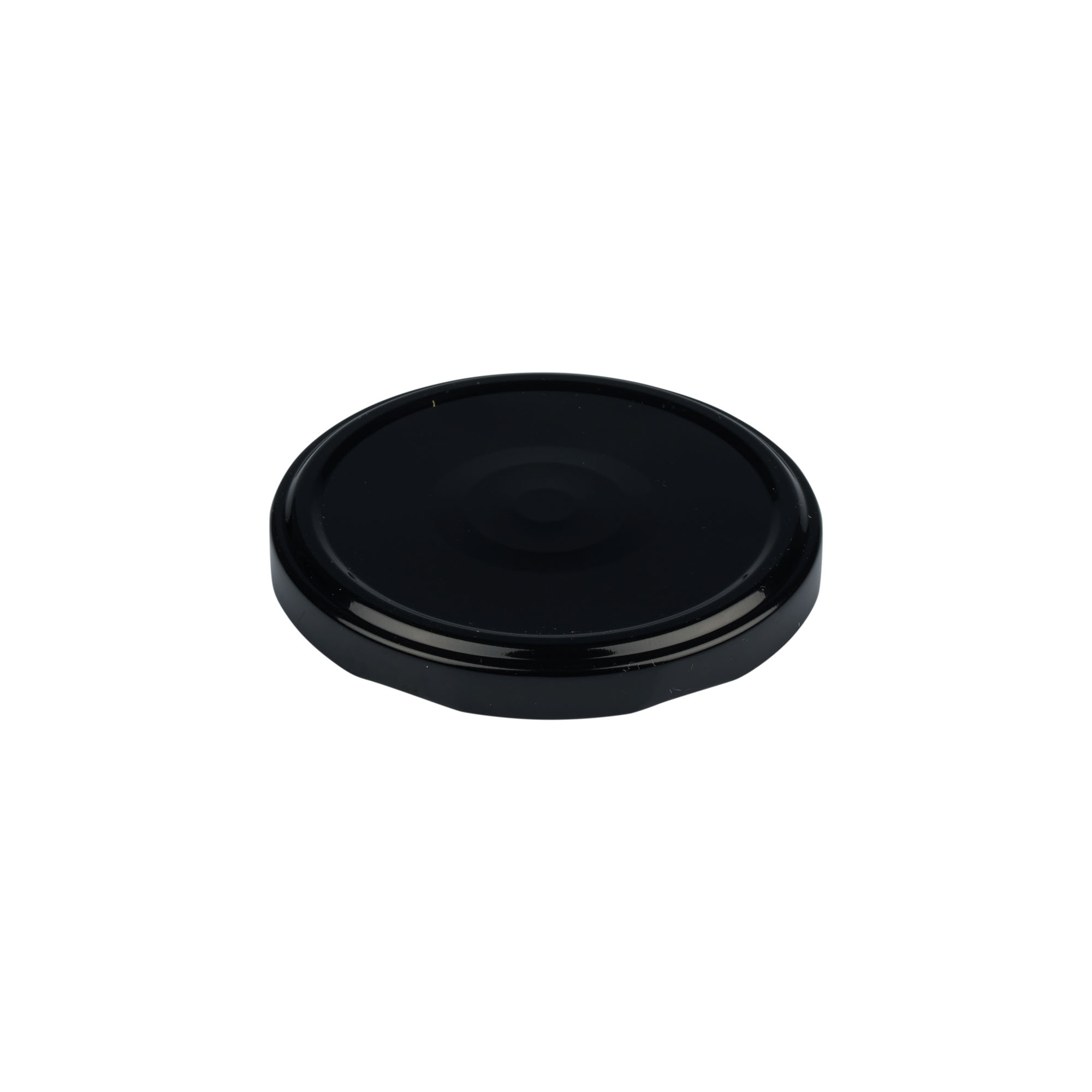 Couvercle Twist-Off, fer blanc, stérilisable, noir, pour bouchage: TO 82