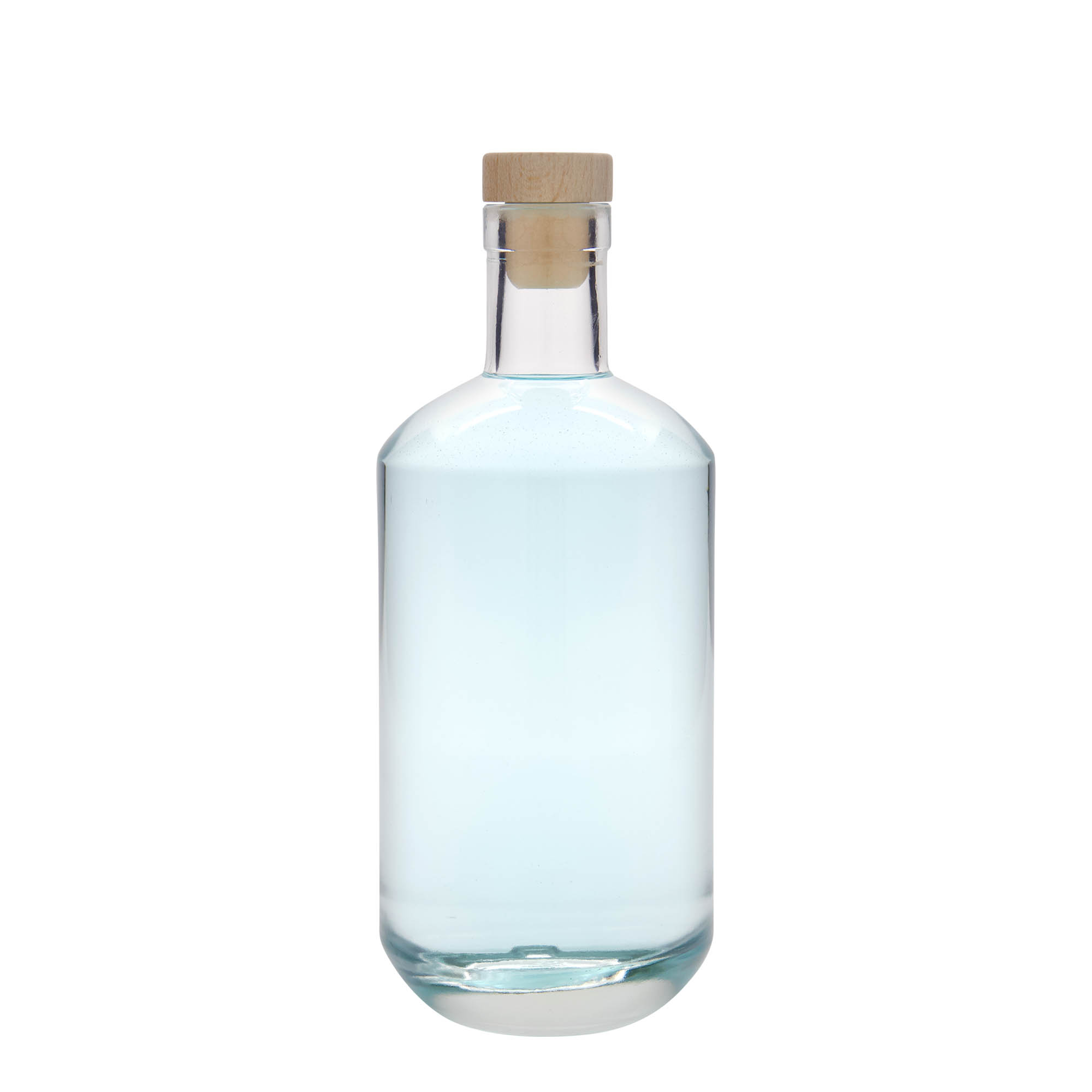 Glazen fles 'Vienna', 700 ml, monding: kurk Glazen fles 'Vienna', 700 ml, monding: kurk