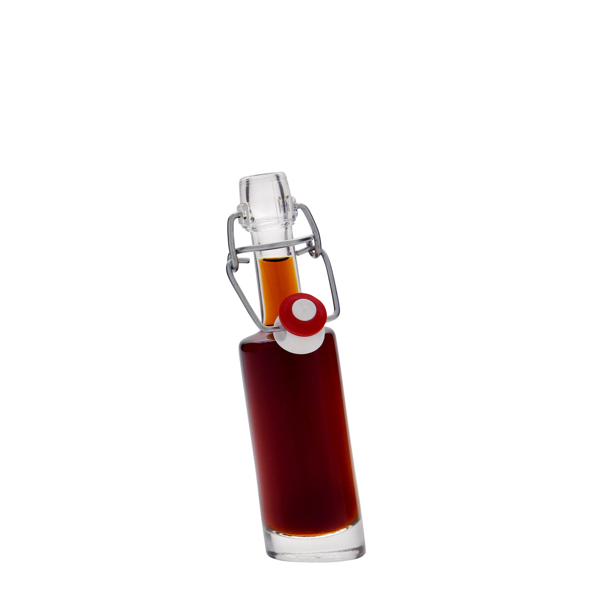 Glazen fles 'Bounty', 40 ml, monding: beugelsluiting