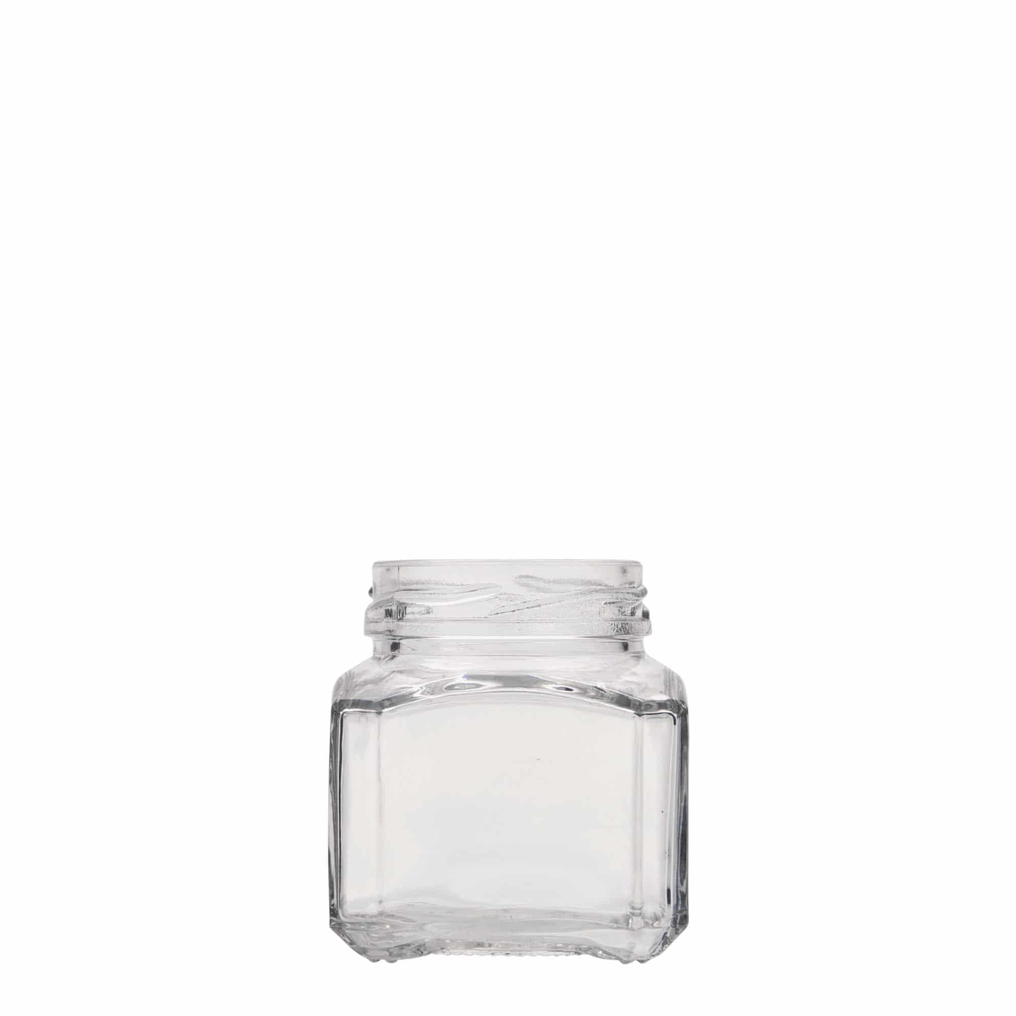 Bocal carré 106 ml « Milan », bouchage: Twist-Off (TO 48)