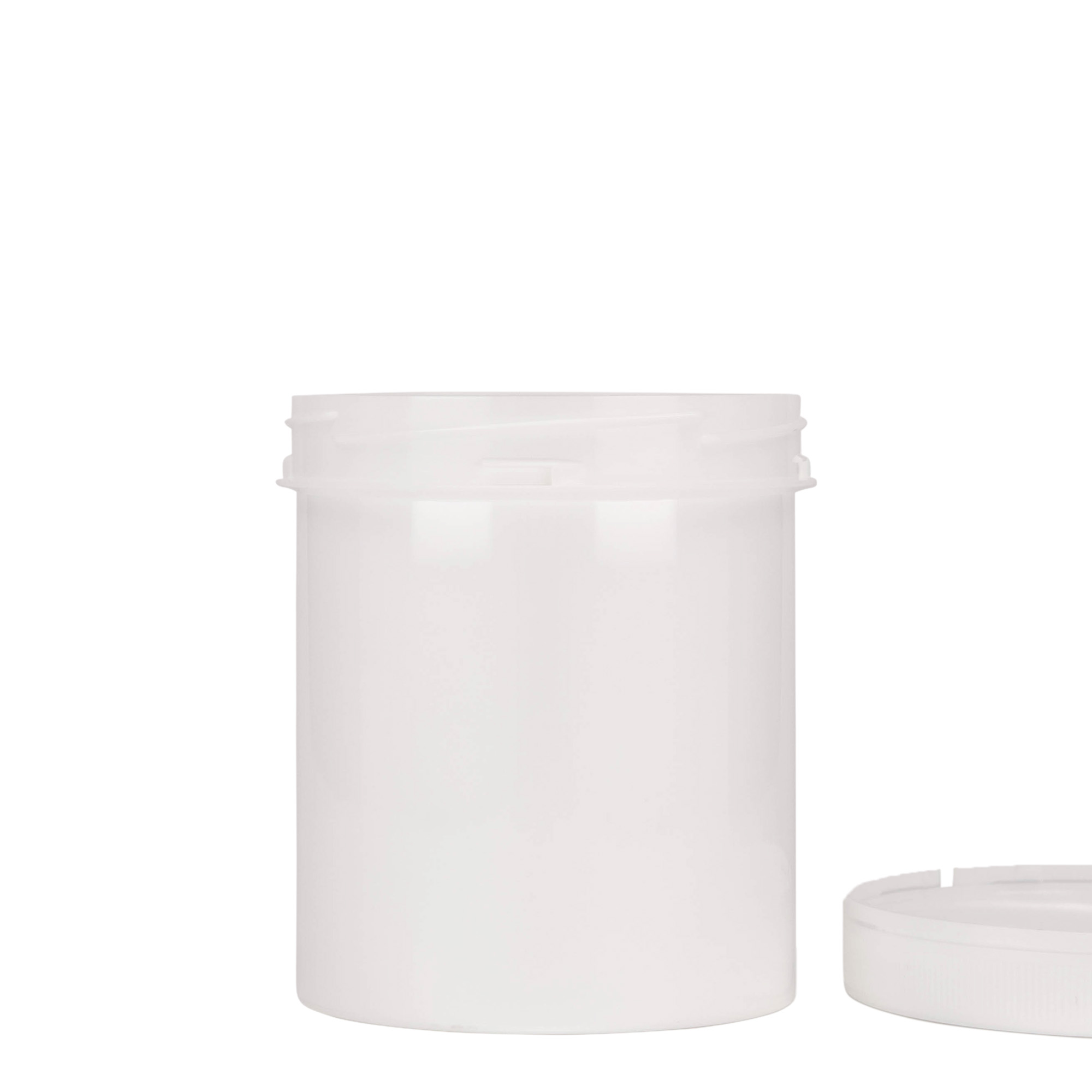 Boîte en plastique 500 ml 'Securilock', PP, blanche, bouchage: Bougage à vis Boîte en plastique 500 ml 'Securilock', PP, blanche, bouchage: Bougage à vis