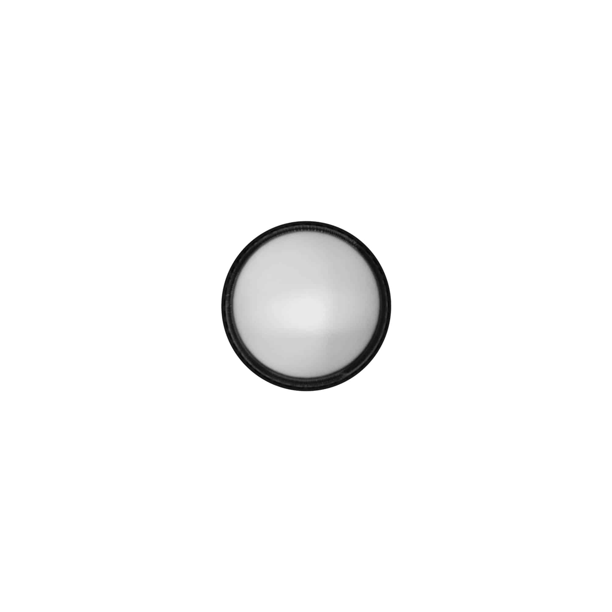 Bougage à vis pour 15 ml 'Antonella', plastique PP, noir Bougage à vis pour 15 ml 'Antonella', plastique PP, noir