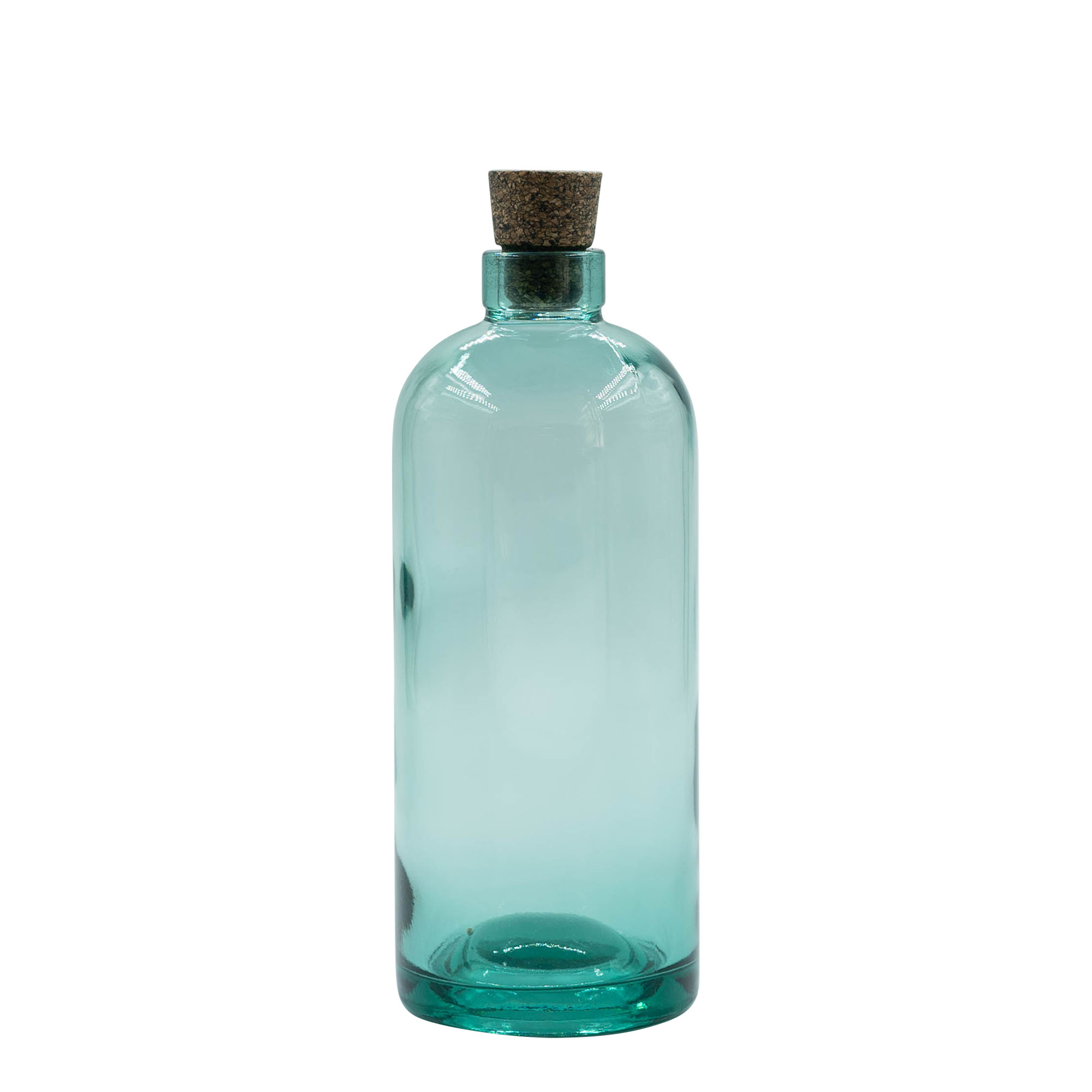 Glazen fles 'Farm', 700 ml, monding: kurk Glazen fles 'Farm', 700 ml, monding: kurk