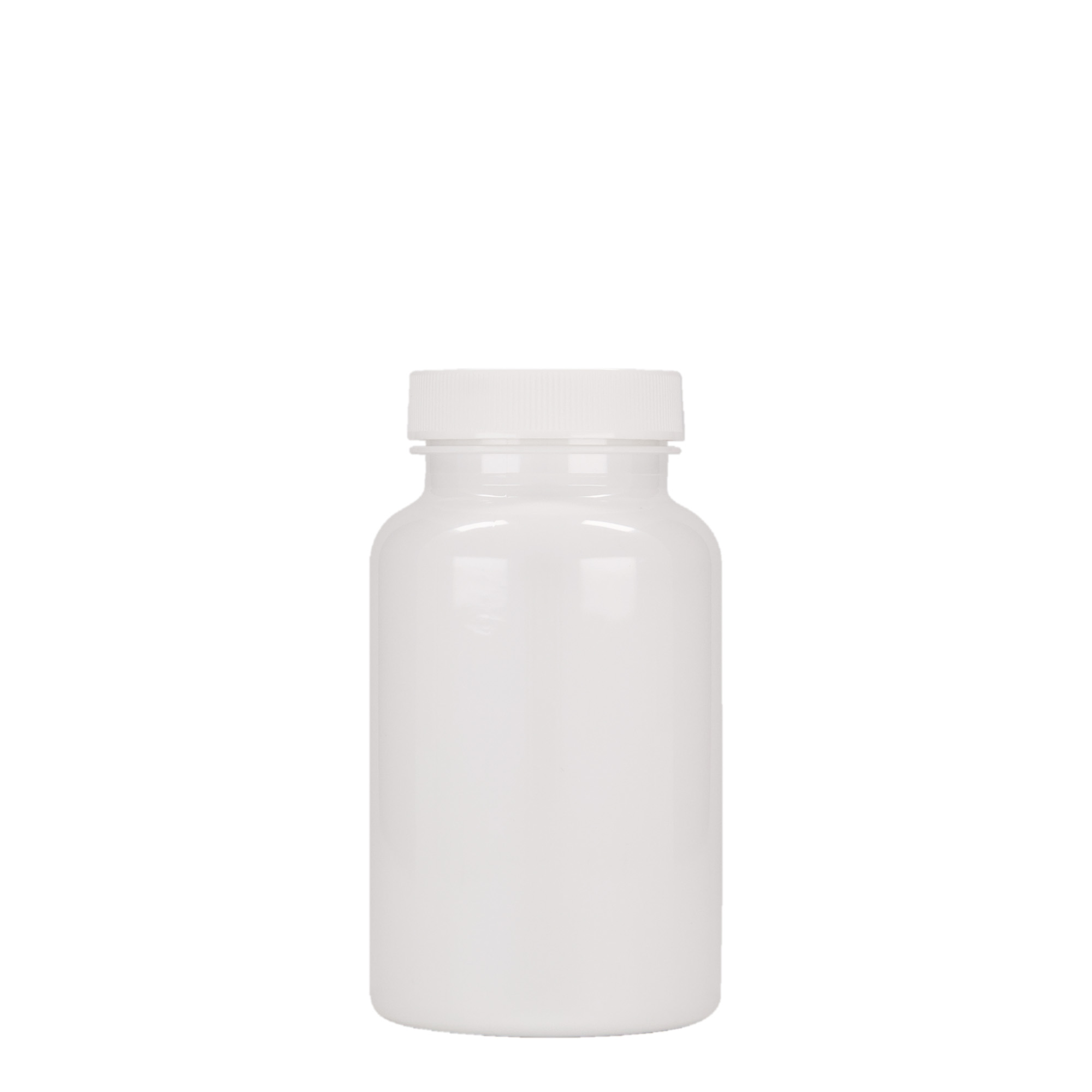 Pet-medicijnpotje, 200 ml, kunststof, wit, monding: 45/400
