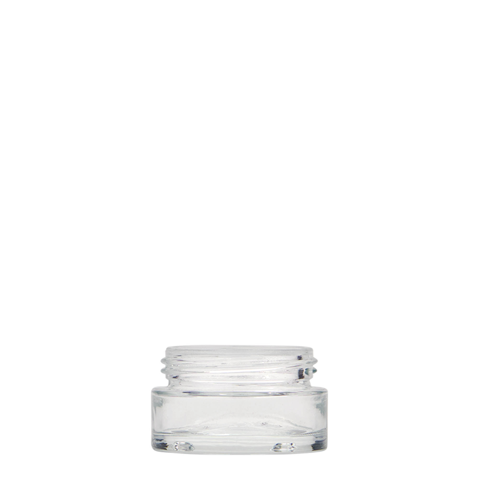 Pot 15 ml 'Clear Edition', verre, bouchage: Bougage à vis