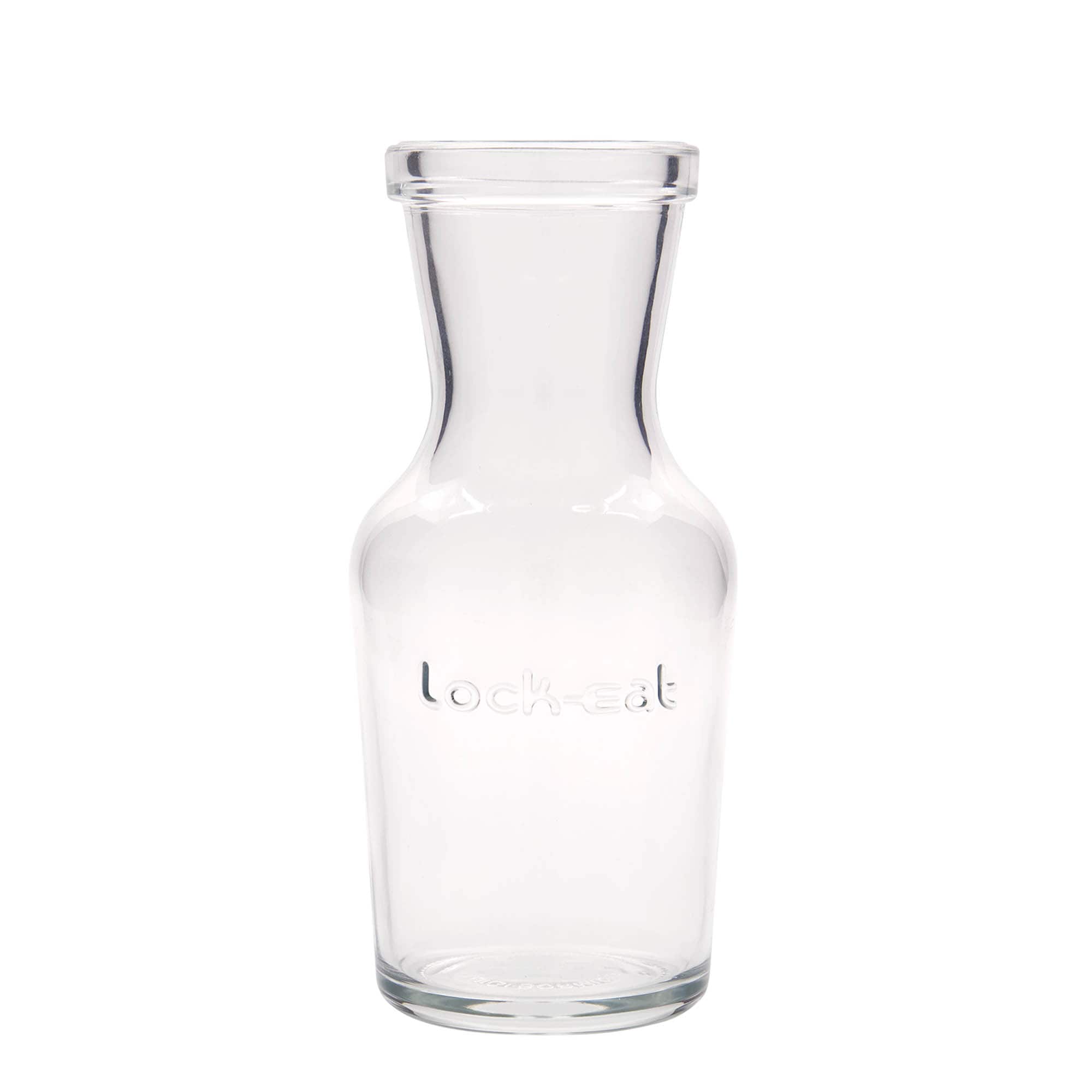 Glazen karaf 'Lock-Eat', 500 ml, monding: beugelsluiting