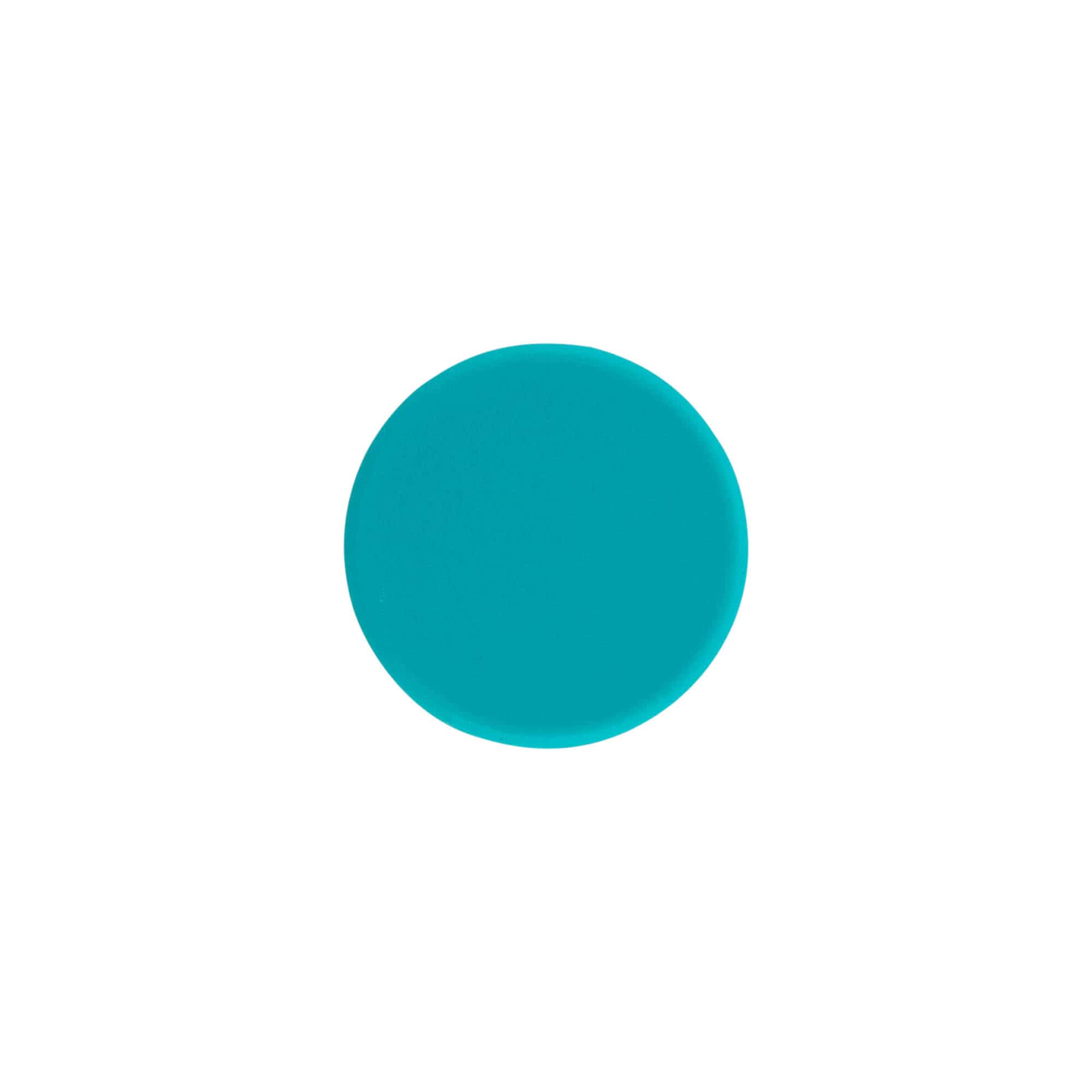 Bougage à vis, plastique ABS, turquoise, pour bouchage: GPI 28/400
