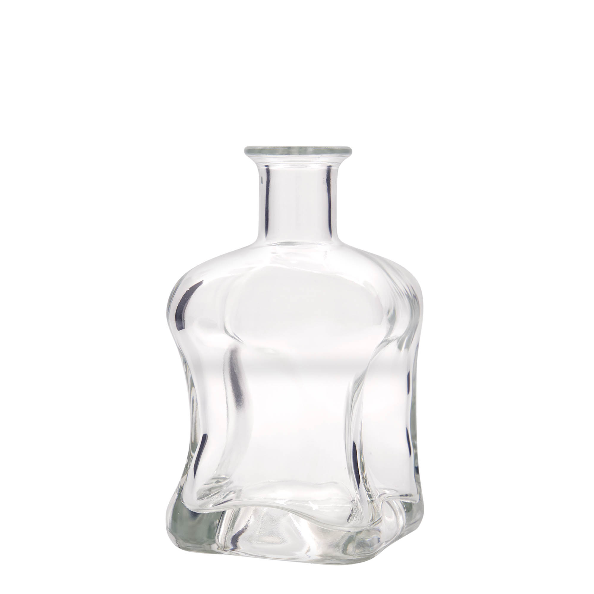 Bouteille en verre 500 ml 'Dublin', carrée, bouchage: bouchon Bouteille en verre 500 ml 'Dublin', carrée, bouchage: bouchon