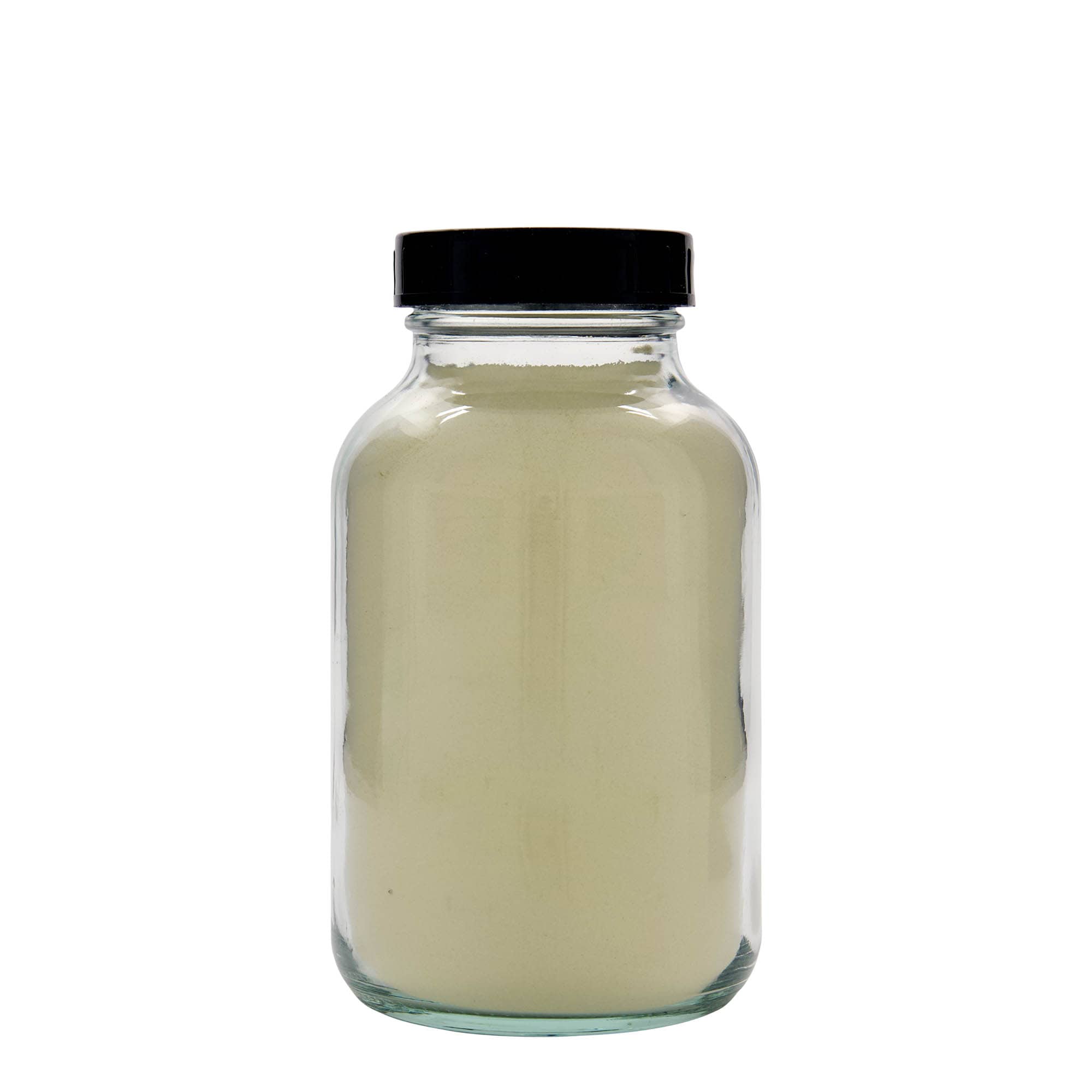 Bocal à col large 1 000 ml, bouchage: DIN 68