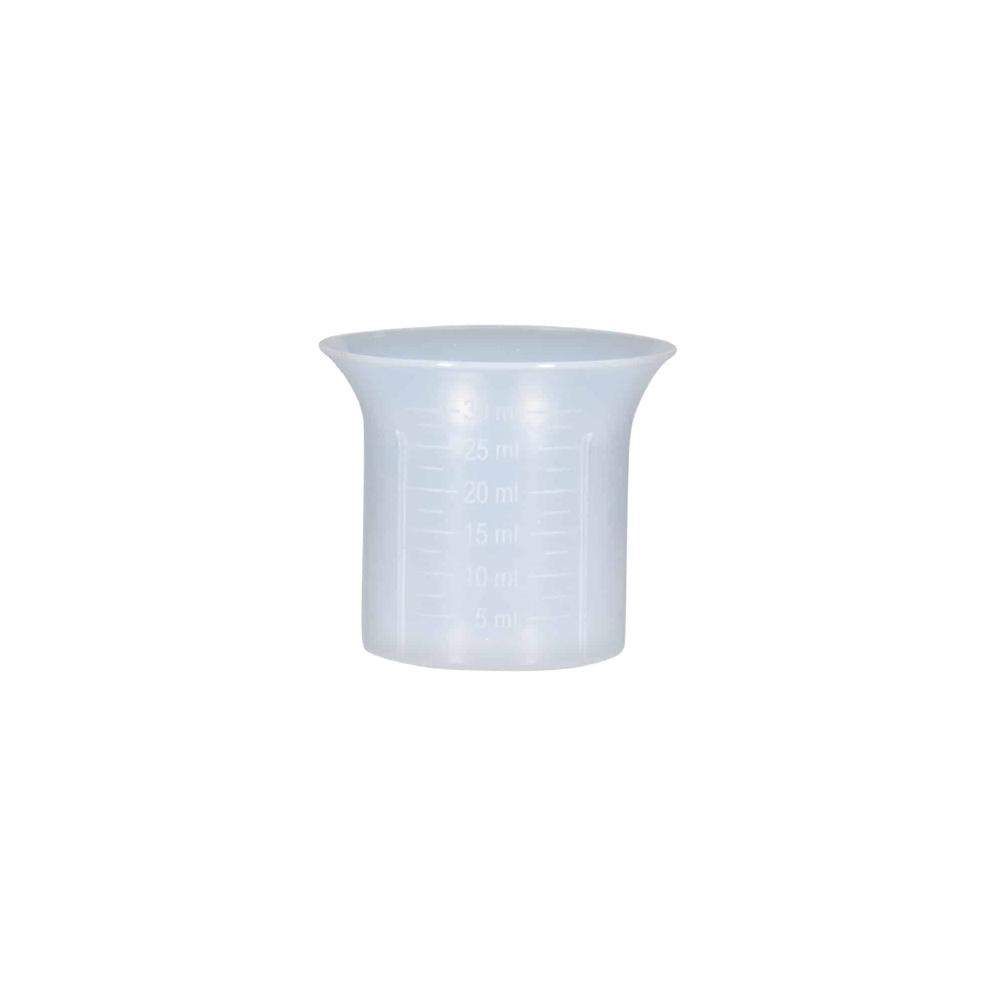 Maatbeker, 5-30 ml, PP-kunststof