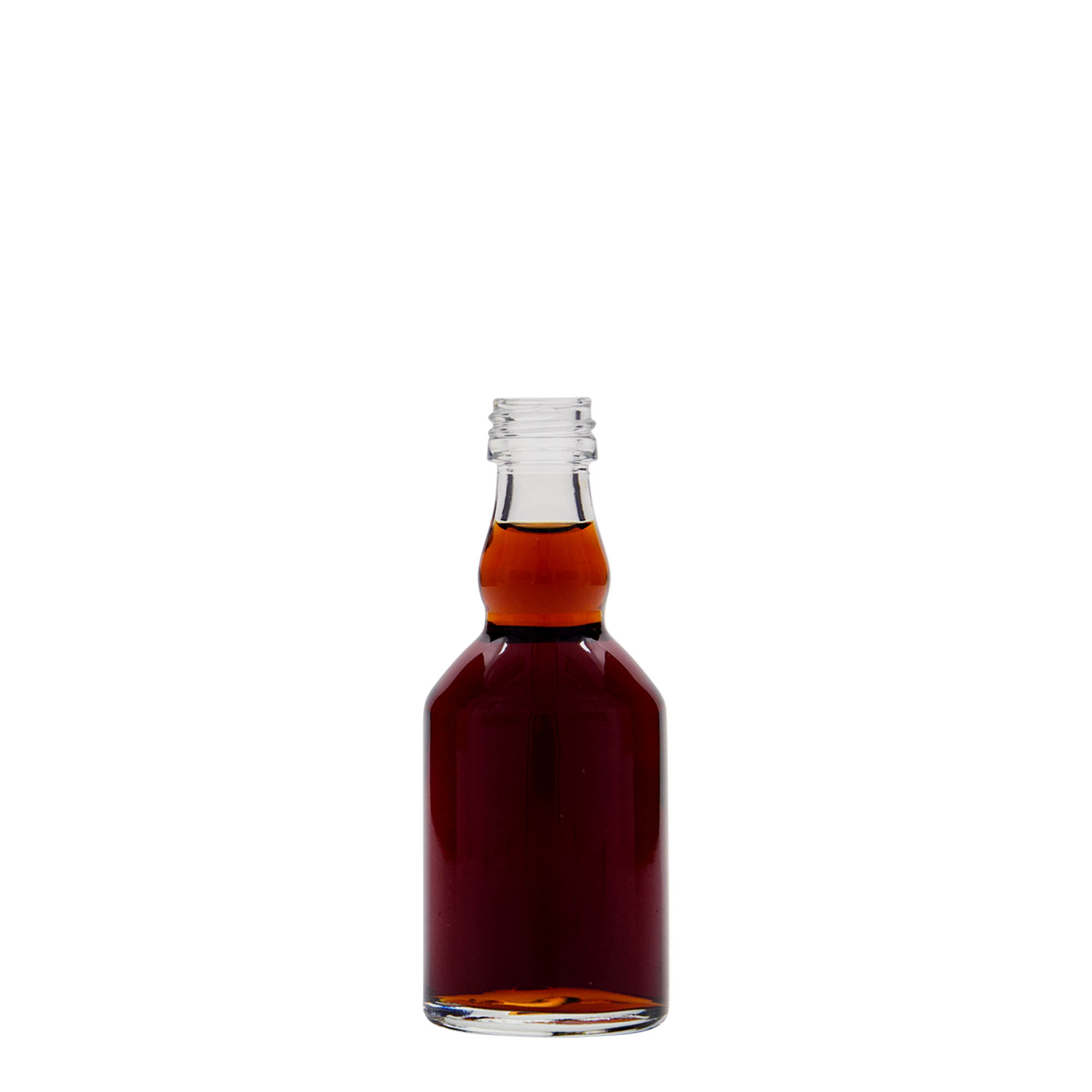 Glazen fles 'Georgio', 50 ml, monding: PP 18