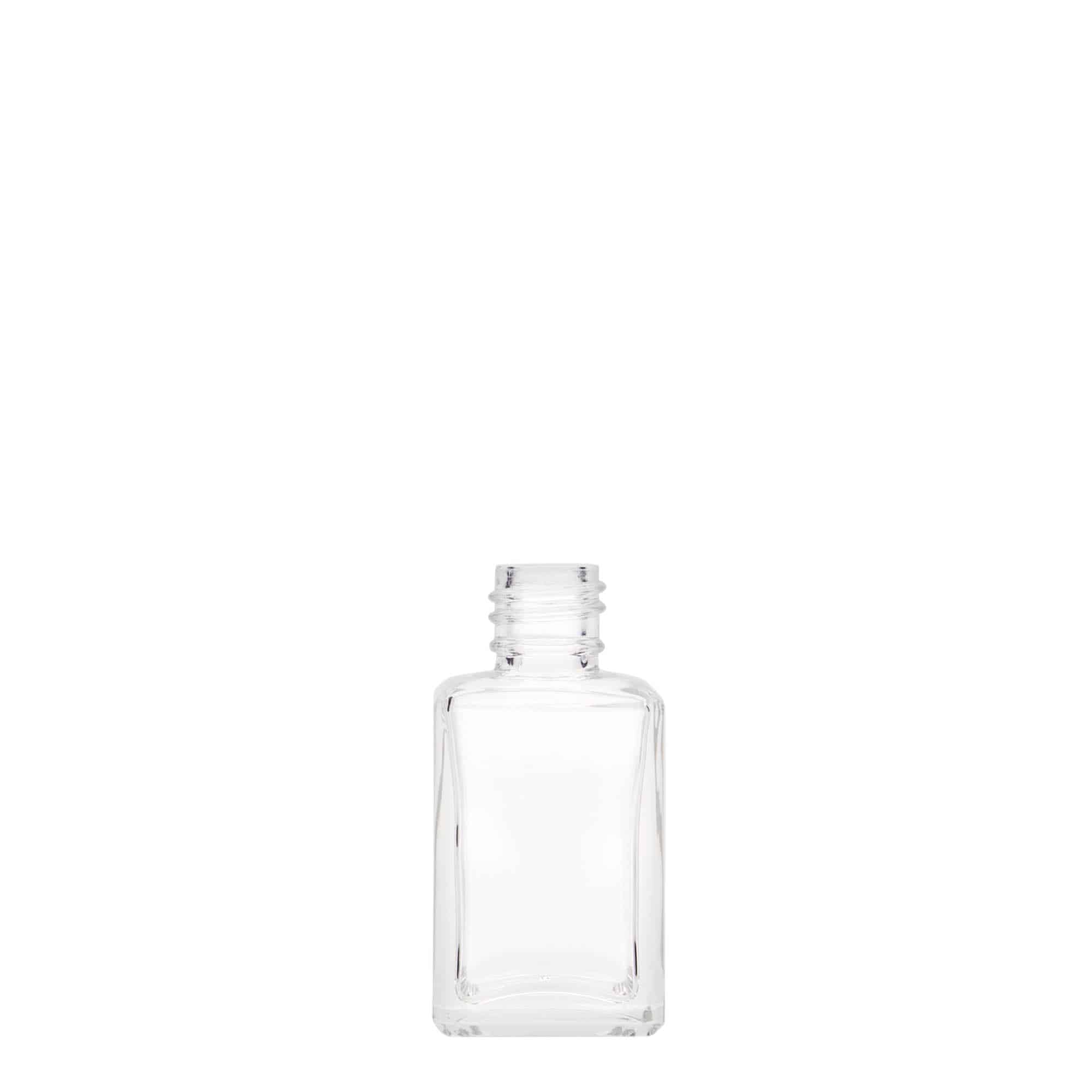 Bouteille en verre 30 ml 'Tamme', carrée, bouchage: PP 18 Bouteille en verre 30 ml 'Tamme', carrée, bouchage: PP 18