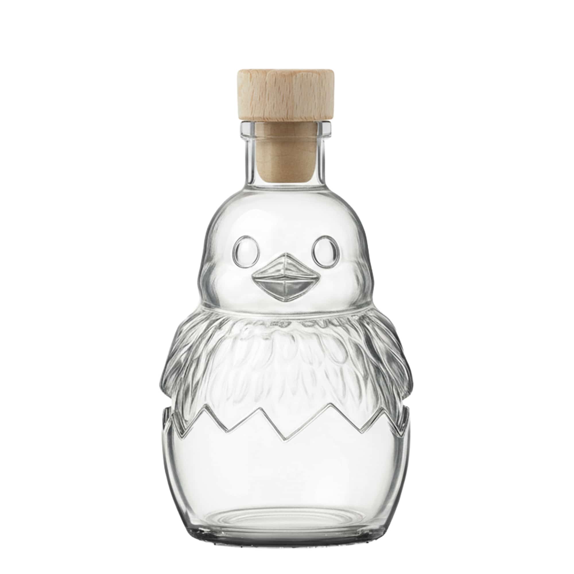 Bouteille en verre 200 ml 'Poussin', bouchage: bouchon