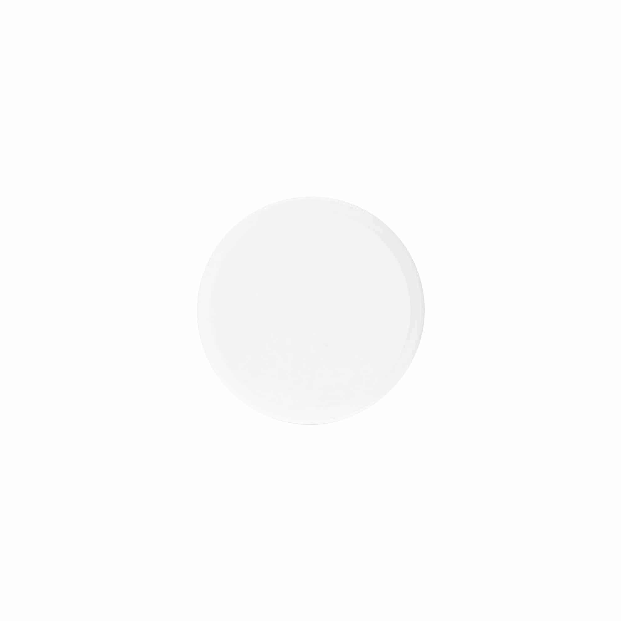 Bougage à vis 'White Line' 60 ml, plastique PP, blanc