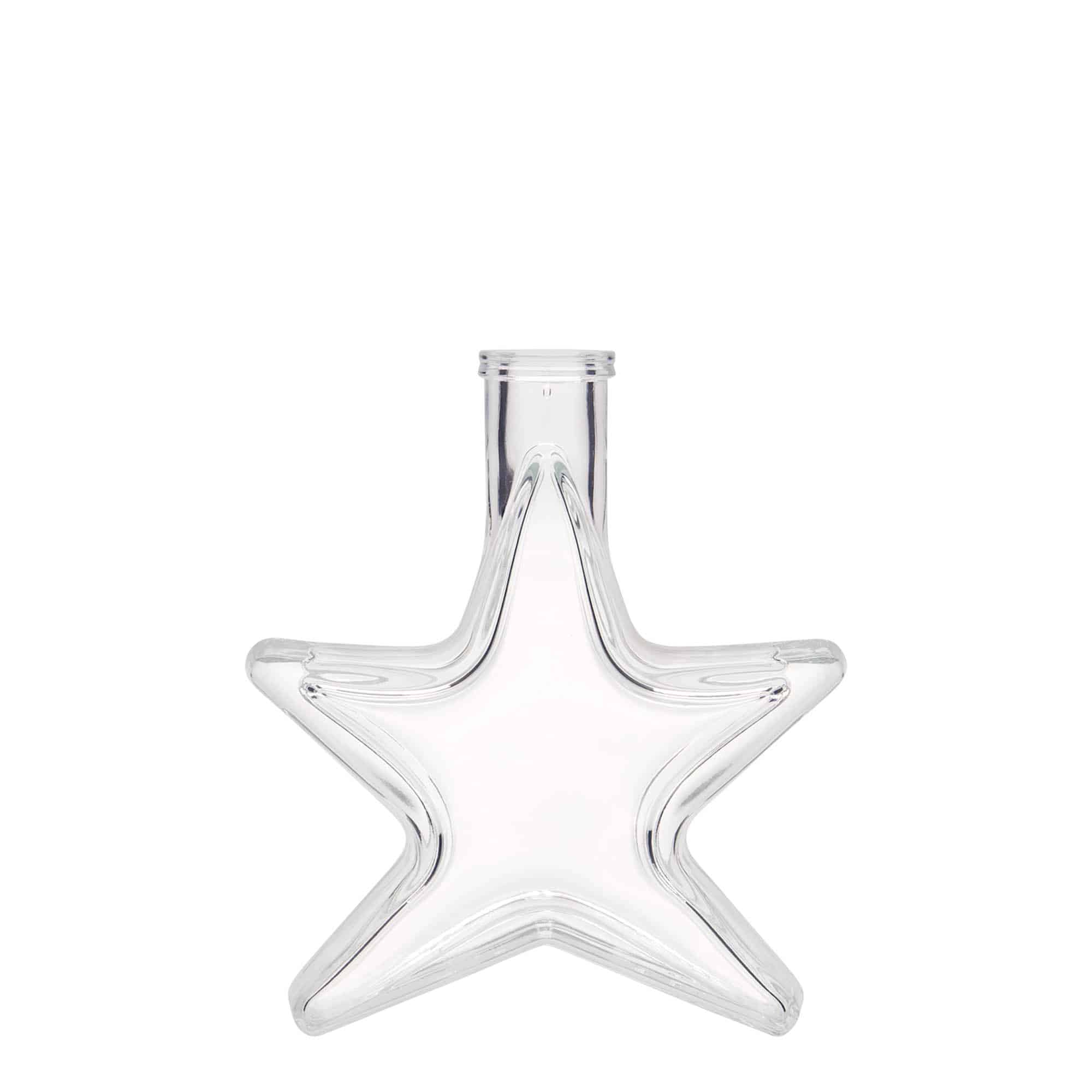Glazen fles 'Ster', 100 ml, monding: kurk Glazen fles 'Ster', 100 ml, monding: kurk